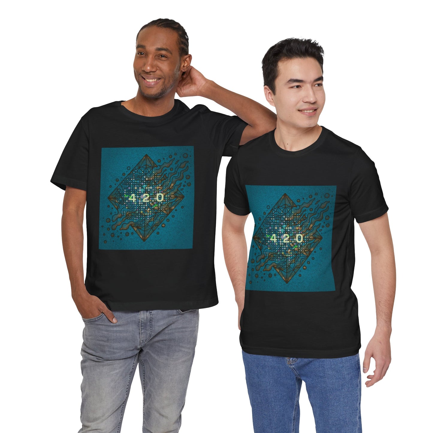 420 Graphic Unisex Jersey Tee - Casual Vibe for Celebrations