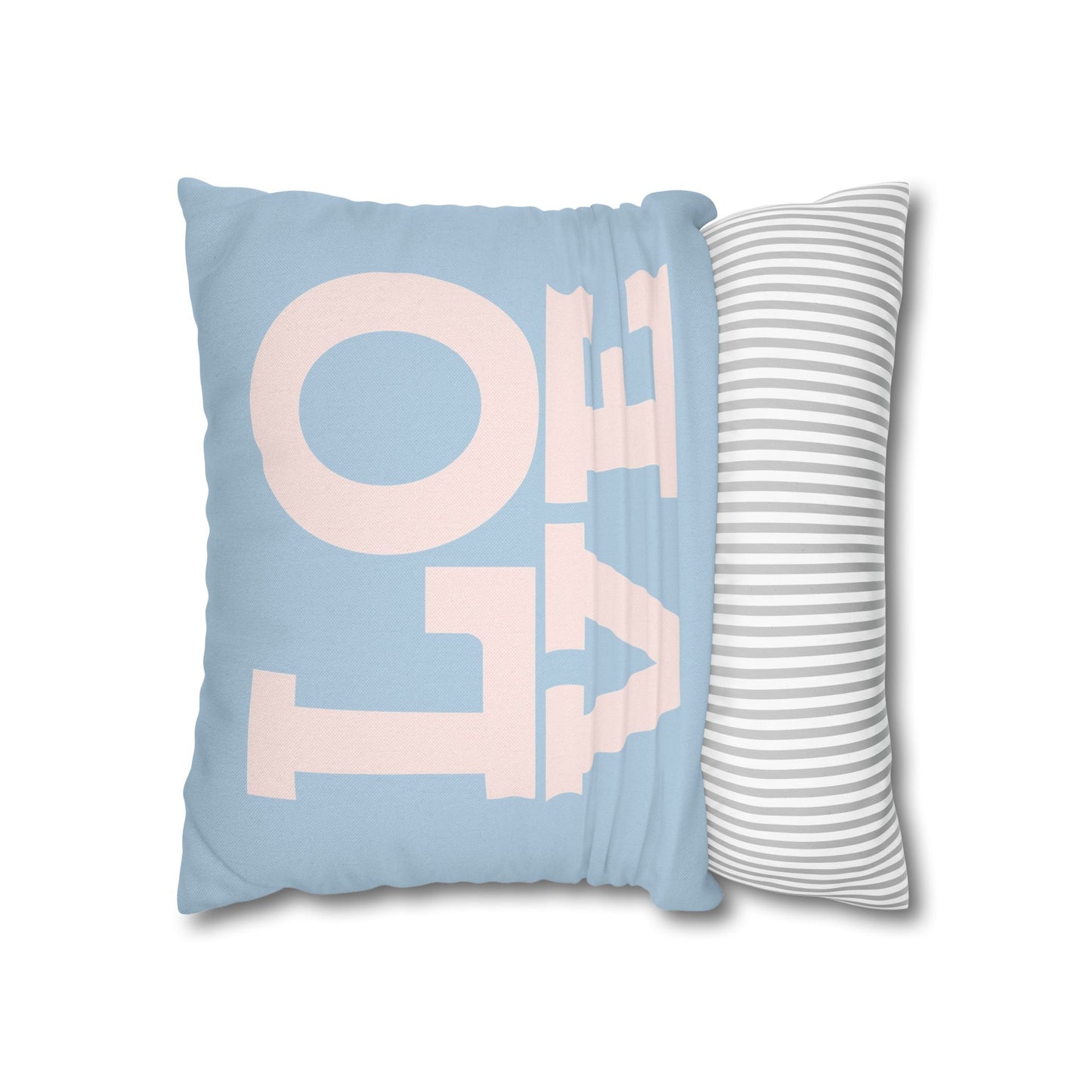 Spun Polyester Square Pillowcase
