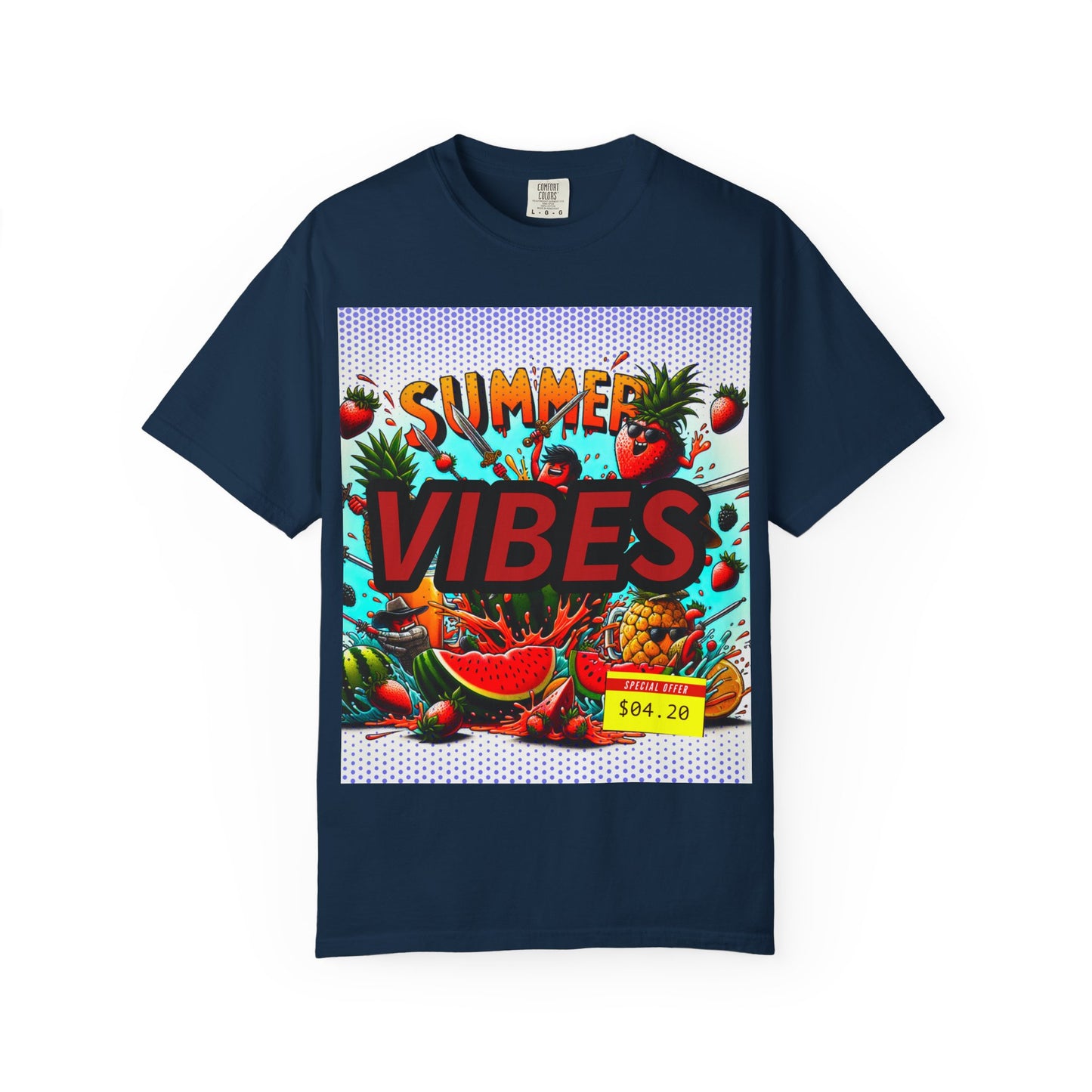 Summer Vibes Unisex Garment-Dyed T-Shirt