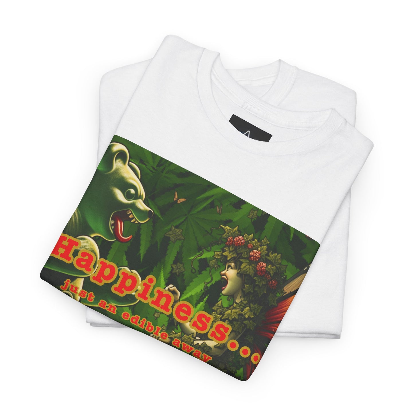 Happiness Jungle Unisex Heavy Cotton Tee, Graphic T-Shirt, Nature Lover Gift, Summer Wardrobe Essential, Unisex Casual Wear