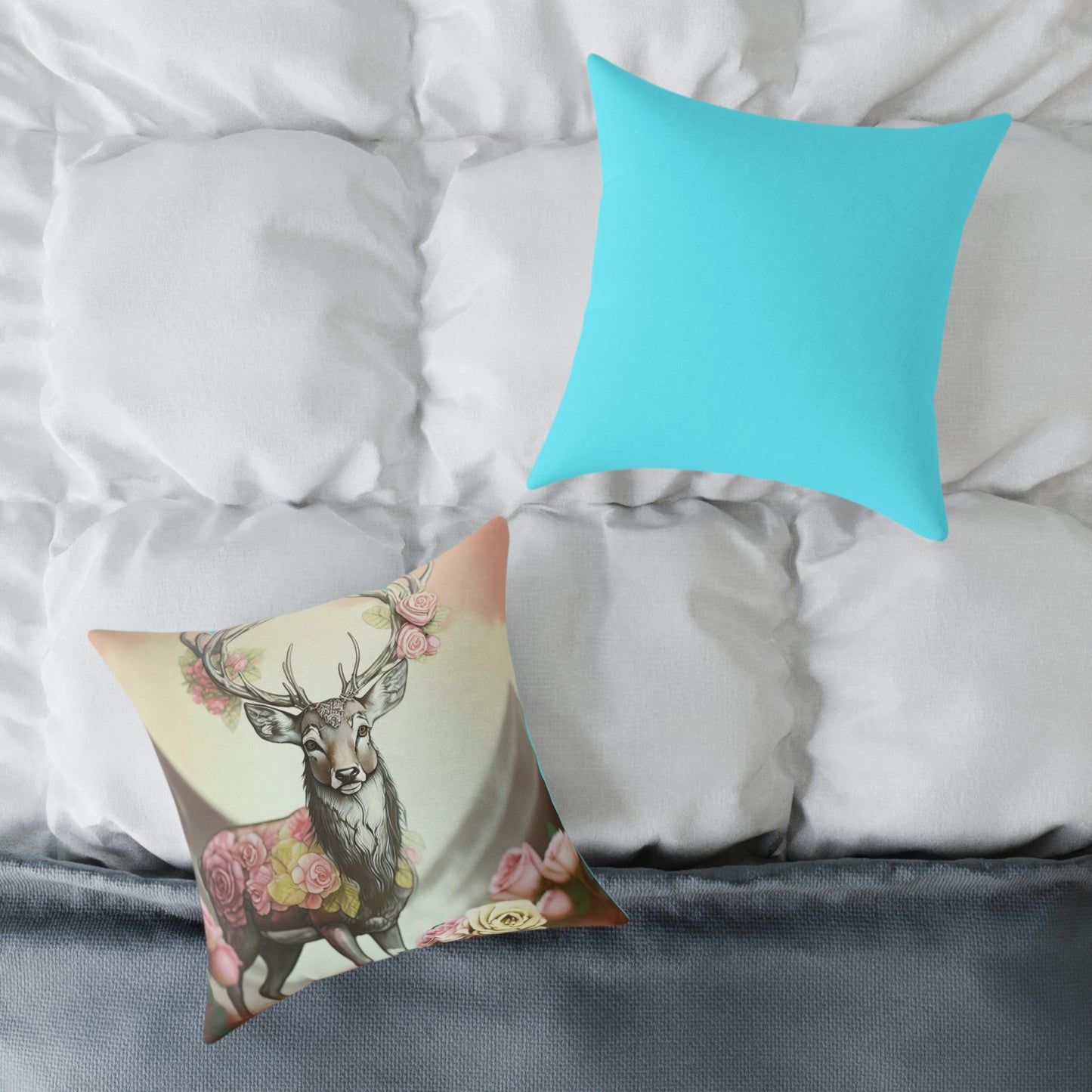 Love Her Square Poly Canvas Pillow