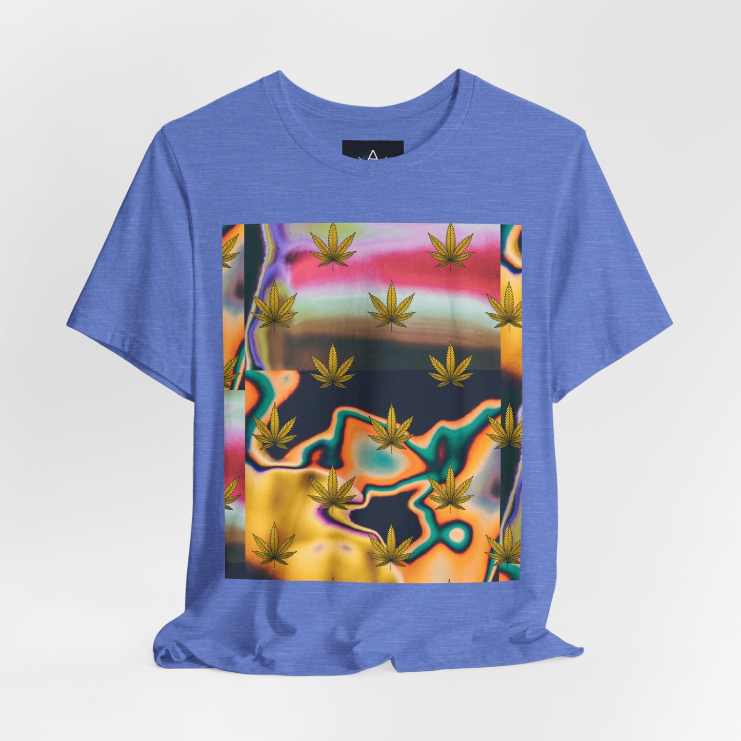 Vibrant Leaf Graphic Tee - Unisex Jersey Short Sleeve T-Shirt