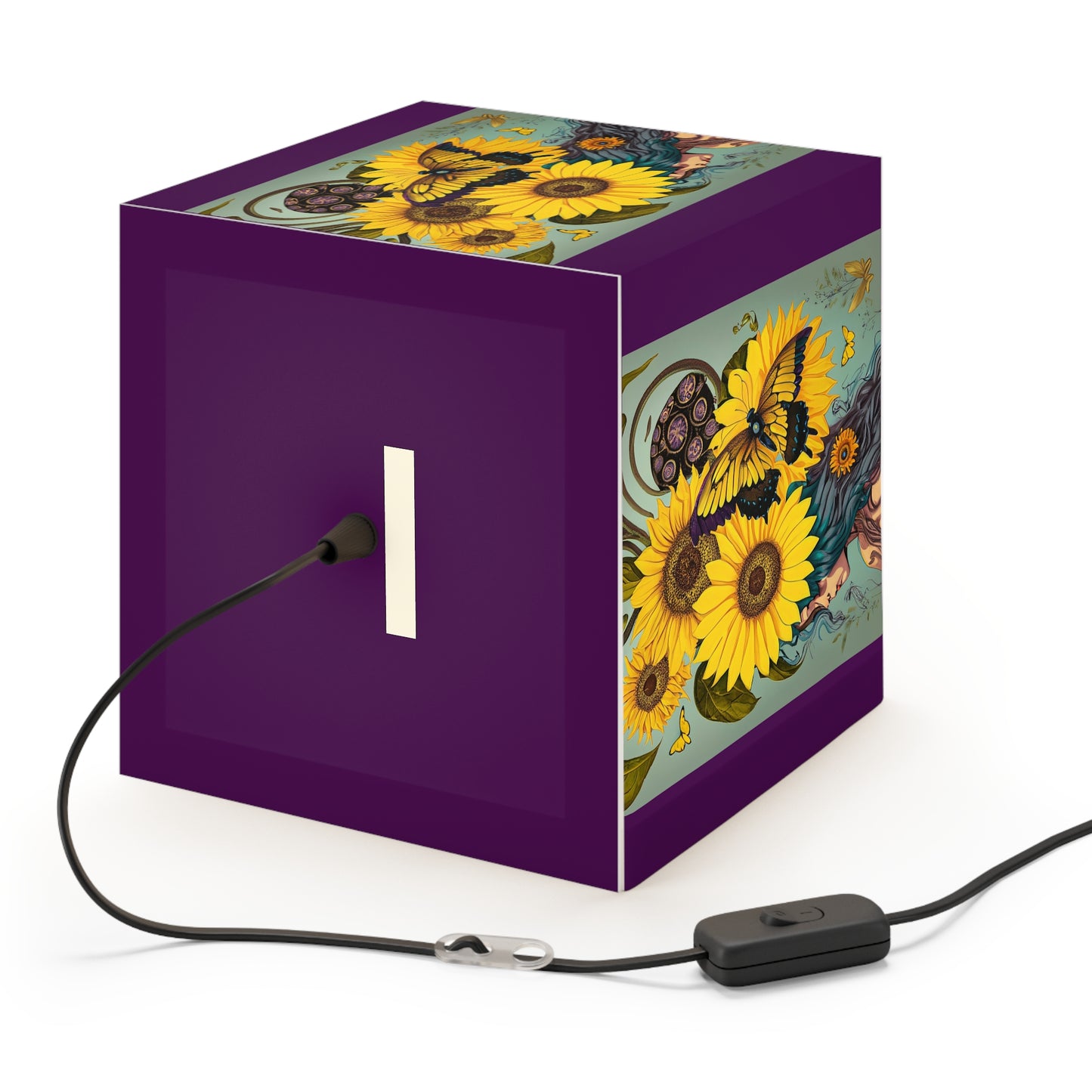 `Les Tournesols' Light Cube Lamp