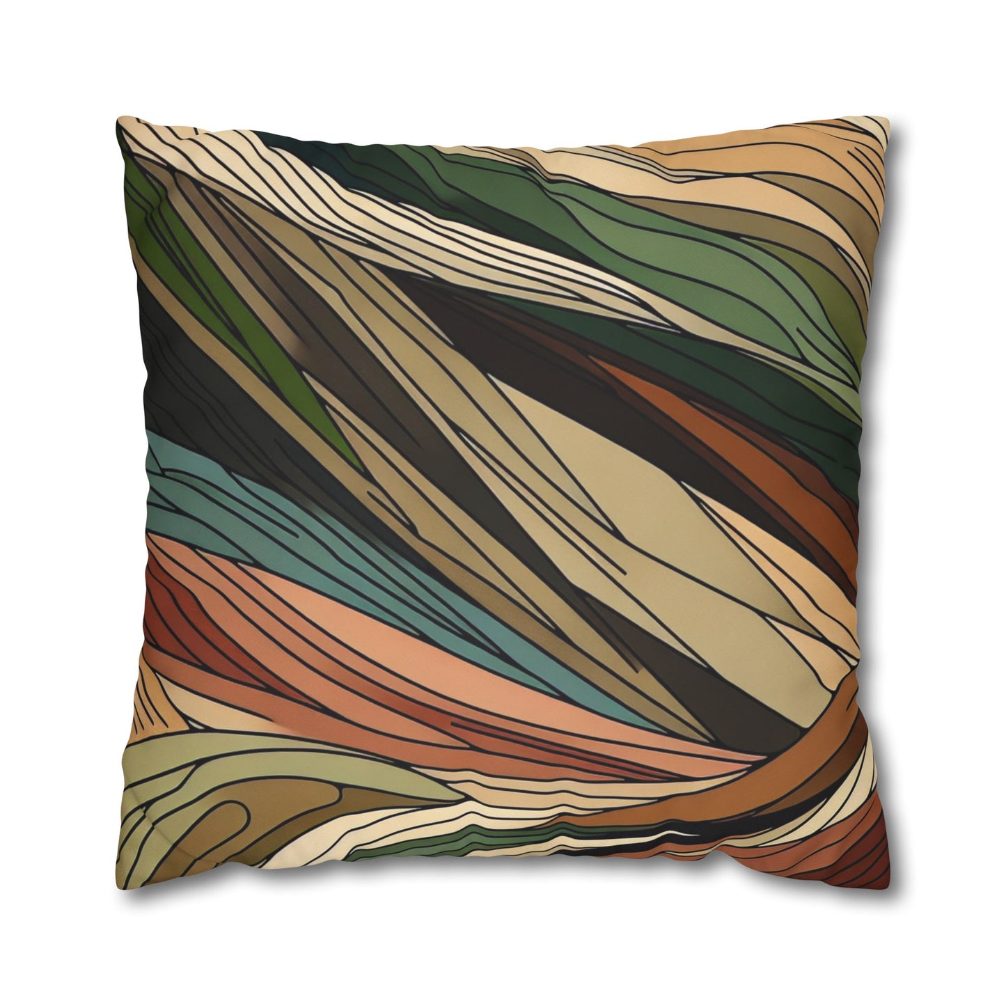 Square Poly Canvas Pillowcase