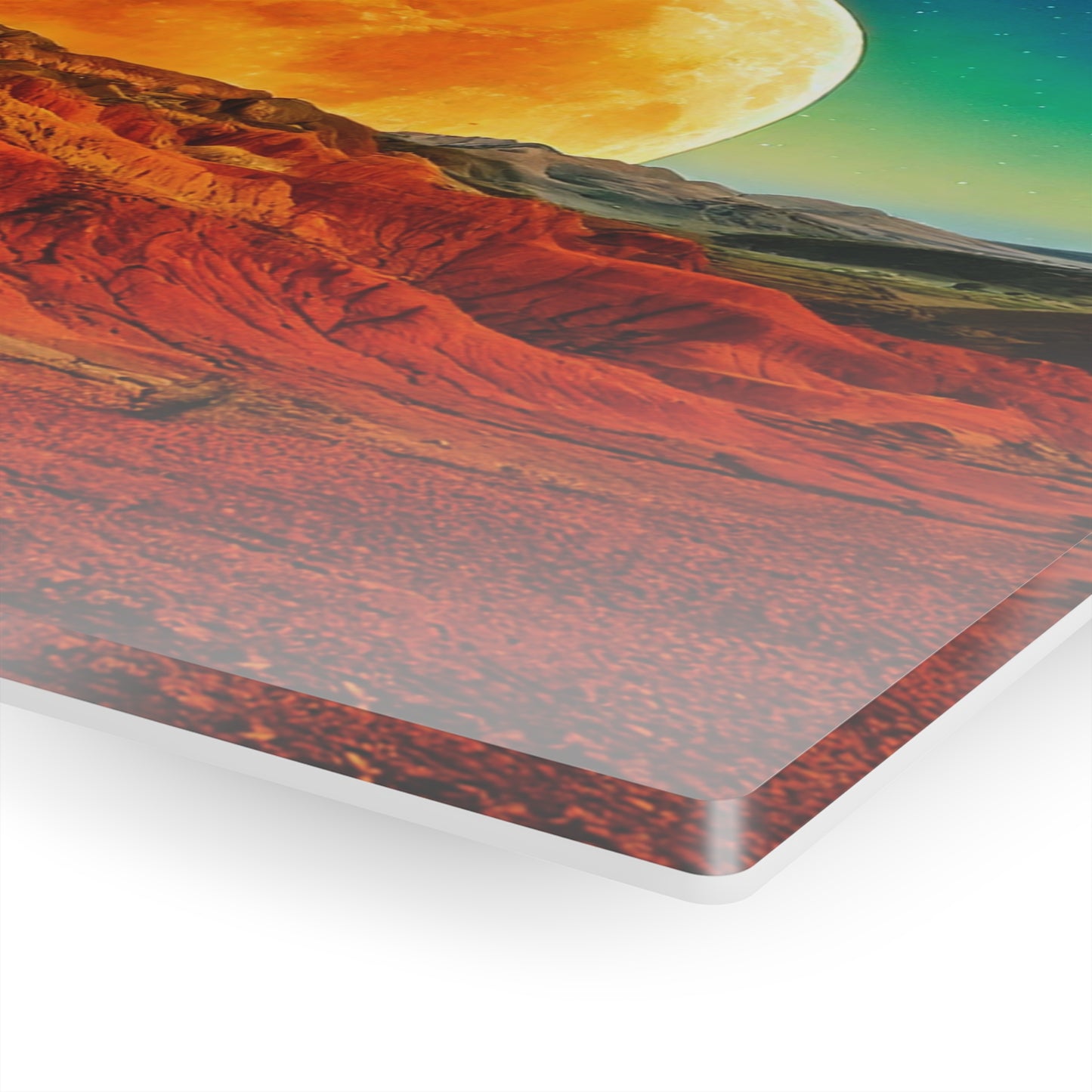 Yellow Planet Acrylic Prints