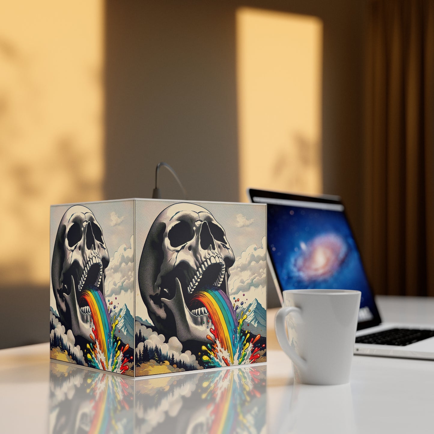 Head Strong Light Cube Lamp