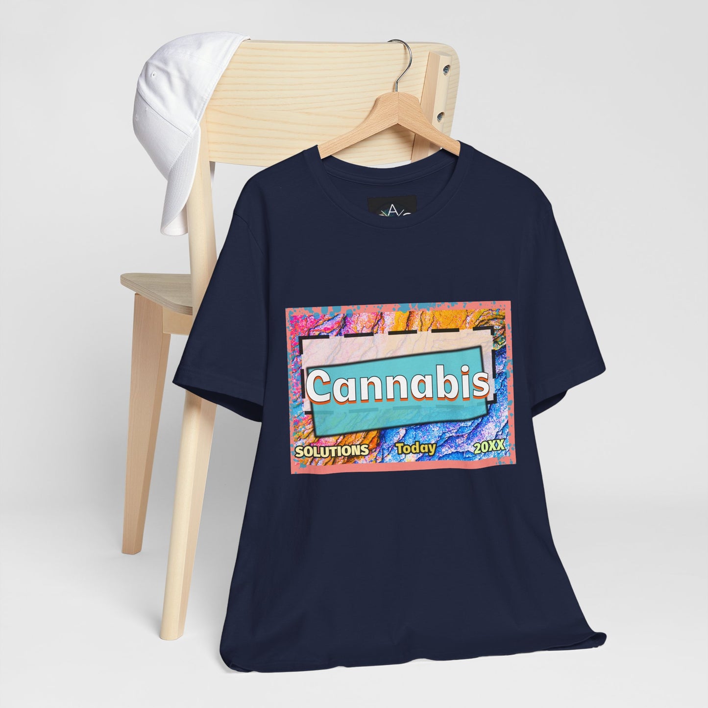 Trendy Cannabis Solutions Tee - Unisex Jersey Short Sleeve T-Shirt