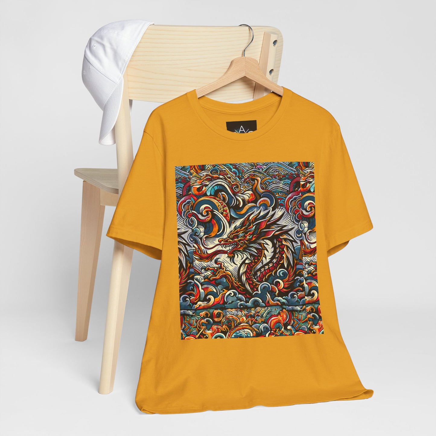 Vibrant Dragon Graphic Tee - Unisex Jersey Short Sleeve Shirt