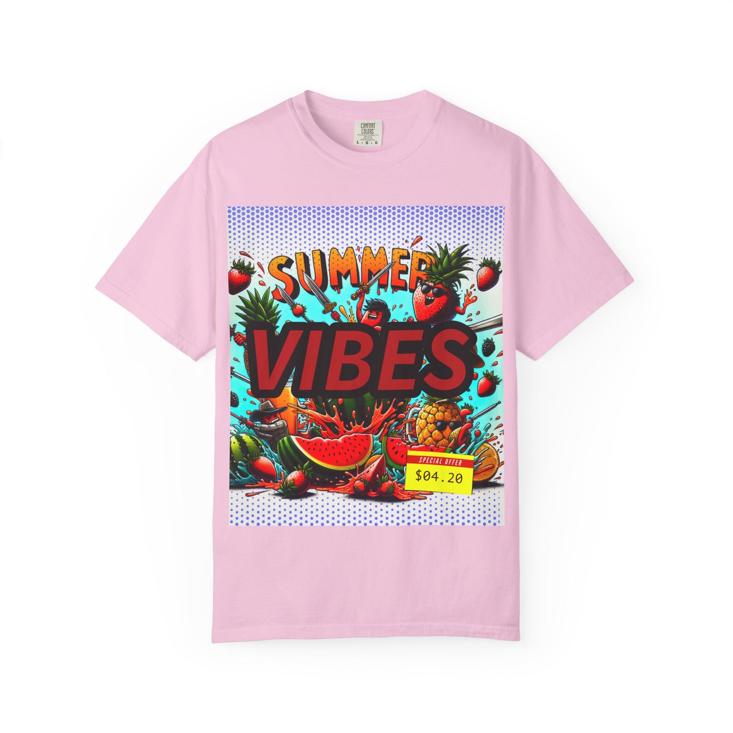 Summer Vibes Unisex Garment-Dyed T-Shirt