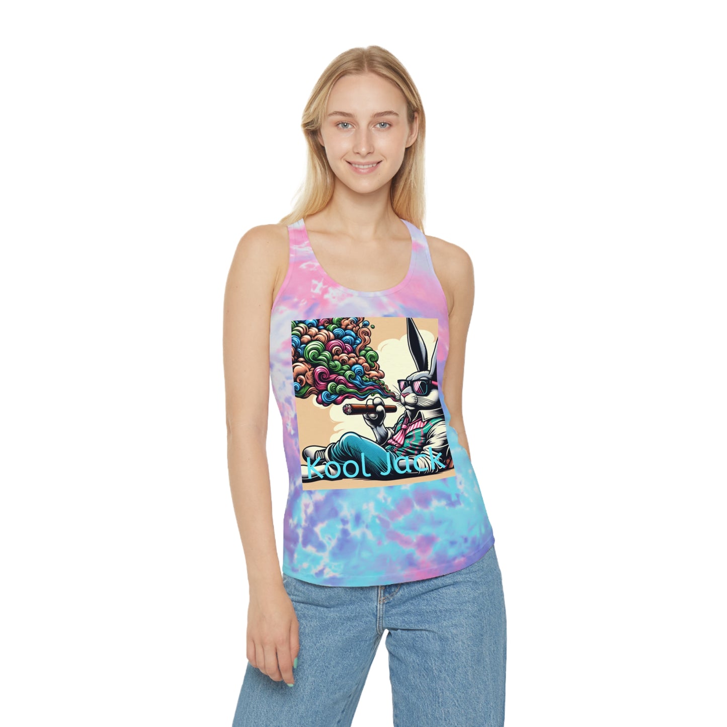 Tie Dye Tank Top - Unique Racerback Style for Street Fashion