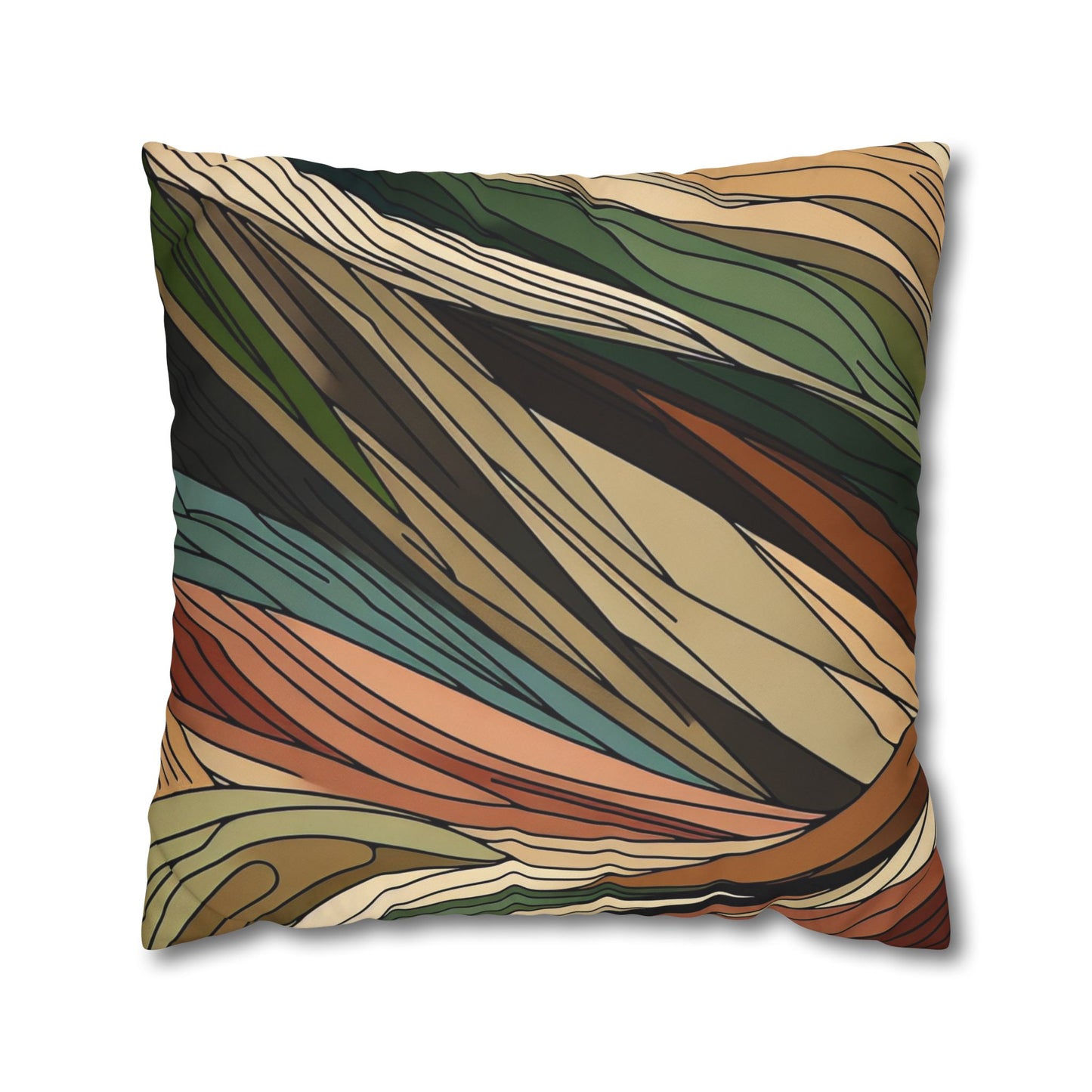 Square Poly Canvas Pillowcase