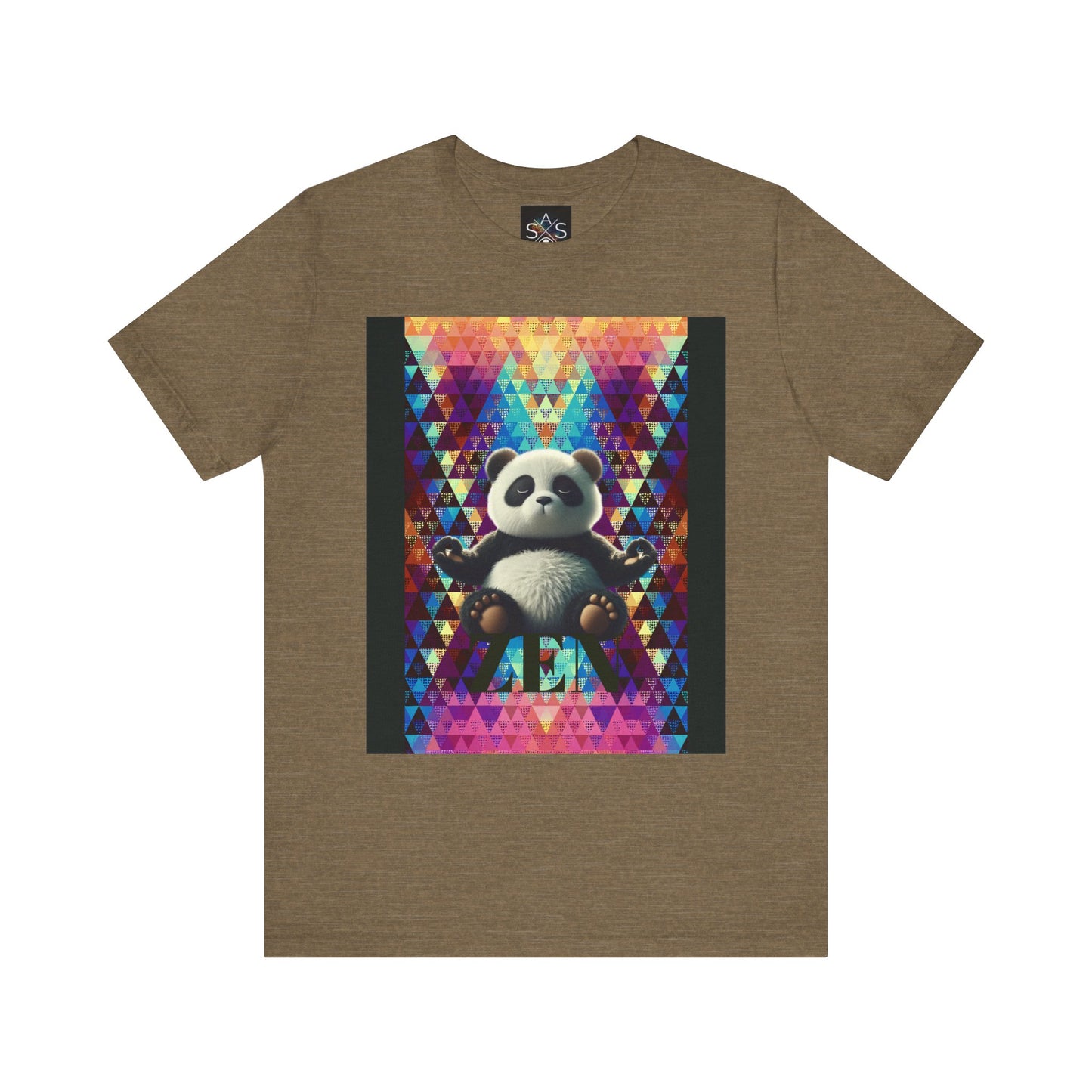Colorful Panda Graphic Tee - Unisex Jersey Short Sleeve