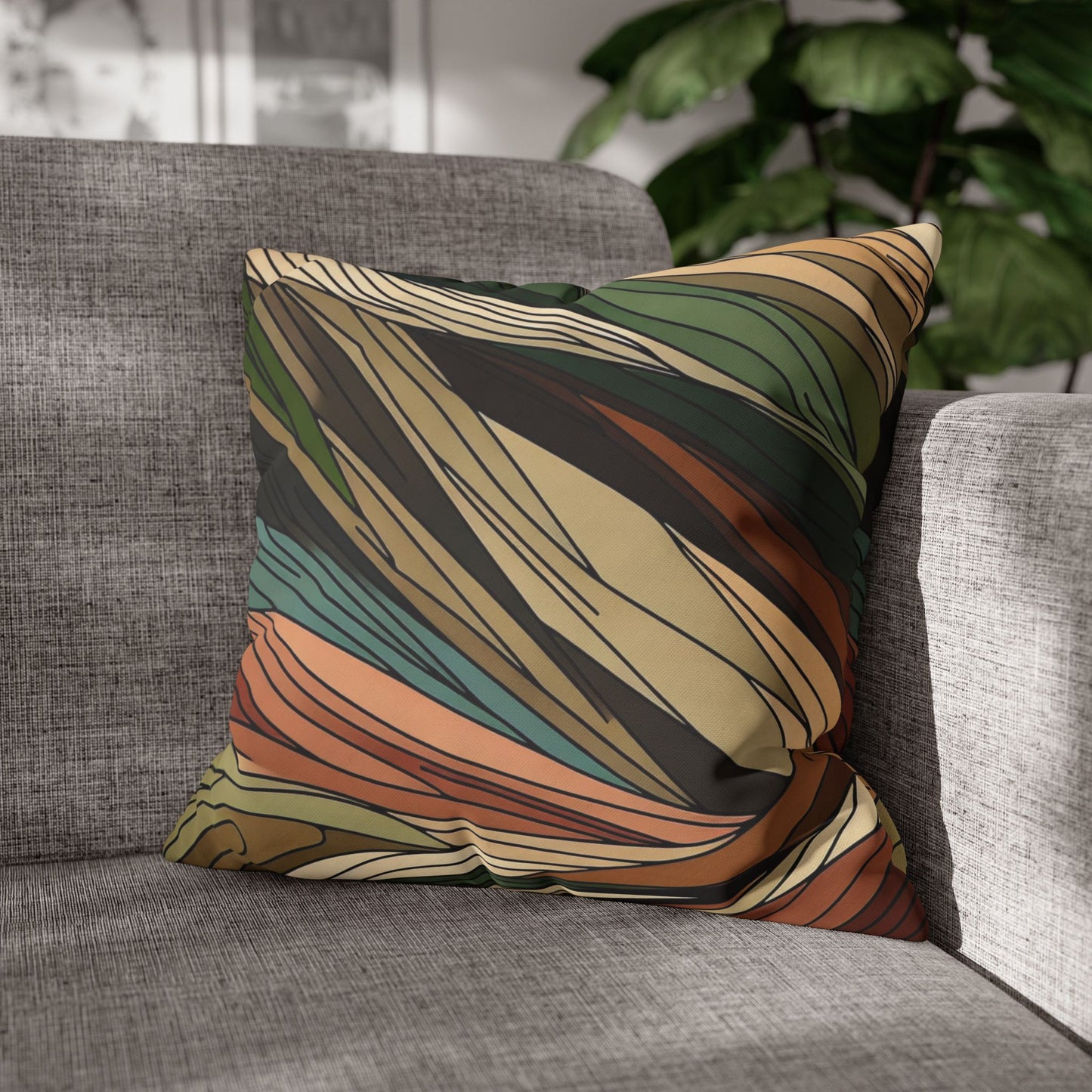 Square Poly Canvas Pillowcase