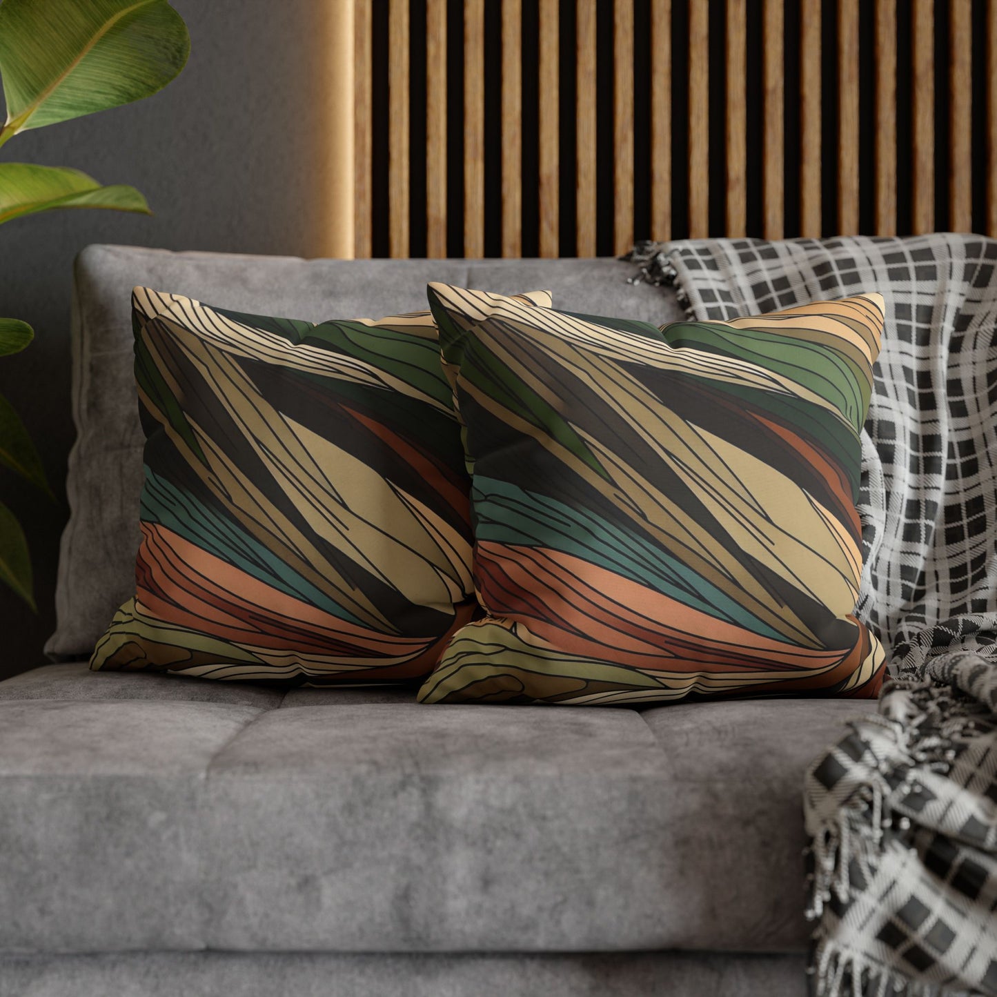Square Poly Canvas Pillowcase