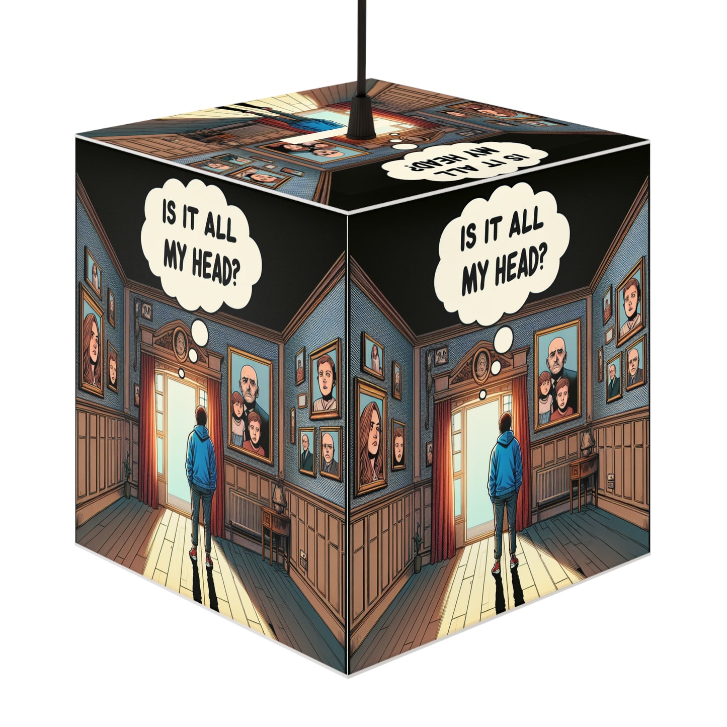Growing Light Cube Lamp