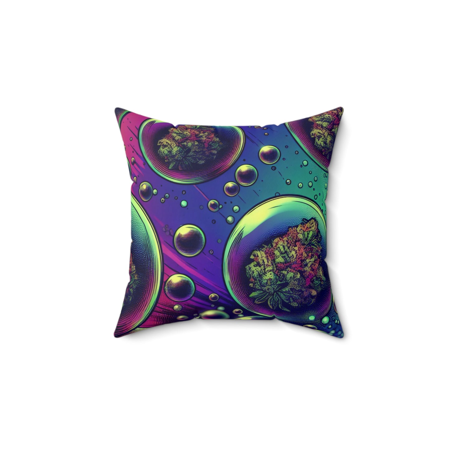 Simple Alluring Style Square Pillow - Bold and Unique Spun Polyester Pillow for Friends and Family