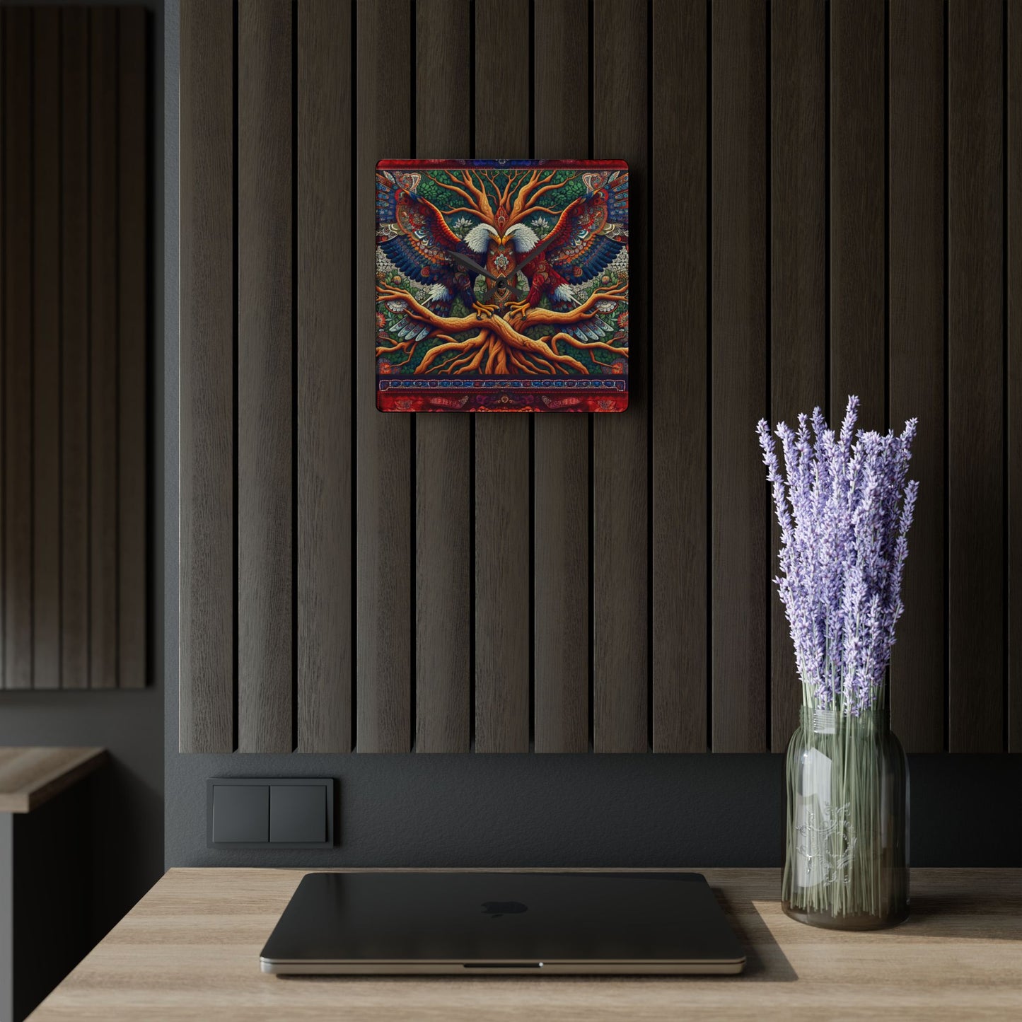 Guided Warriors Acrylic Wall Clock