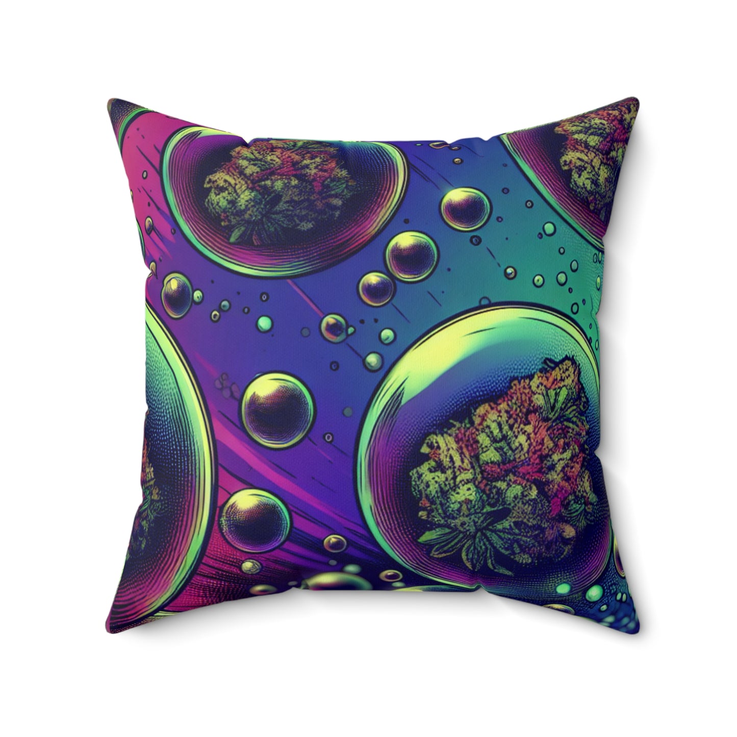 Simple Alluring Style Square Pillow - Bold and Unique Spun Polyester Pillow for Friends and Family