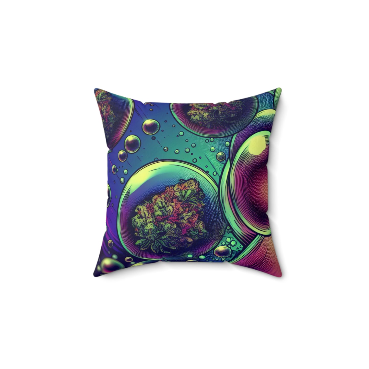 Simple Alluring Style Square Pillow - Bold and Unique Spun Polyester Pillow for Friends and Family