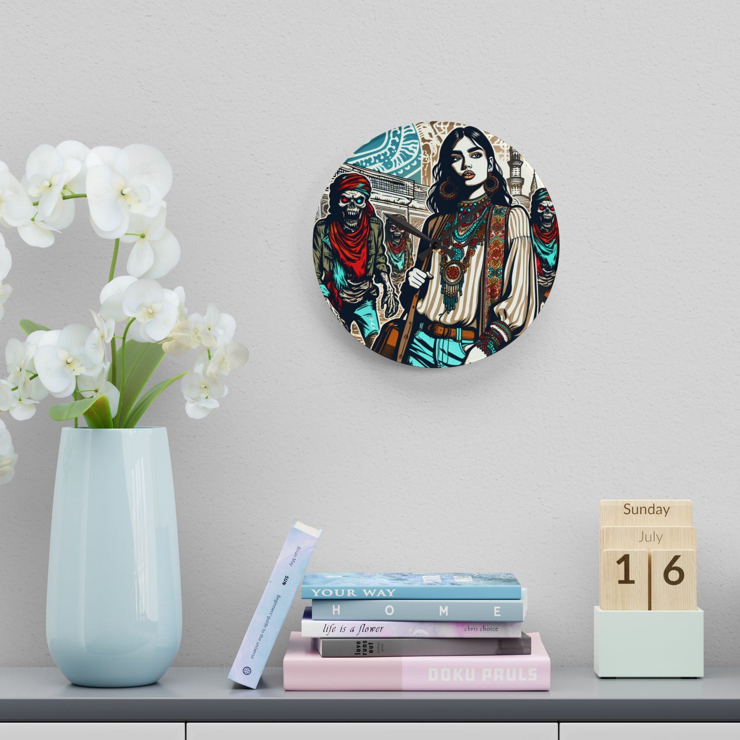 Amongst Us Acrylic Wall Clock