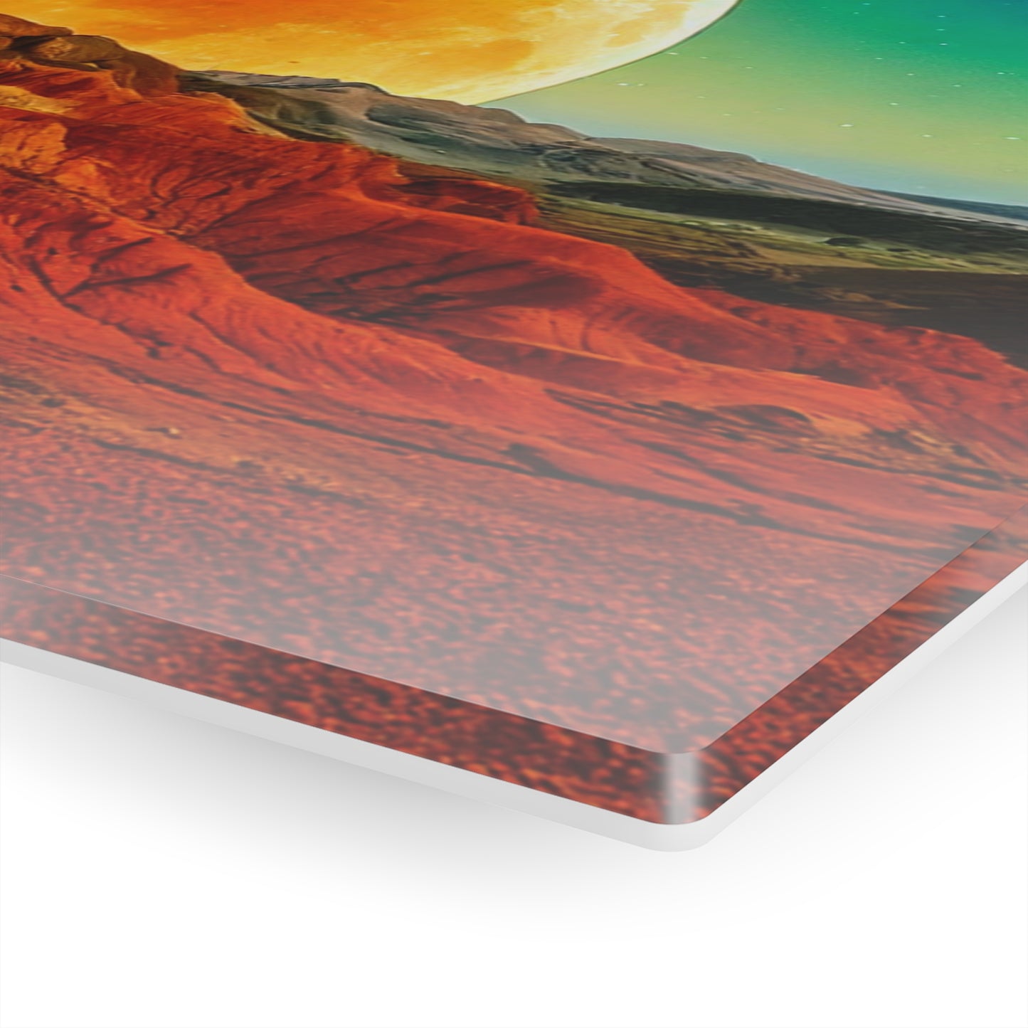 Yellow Planet Acrylic Prints