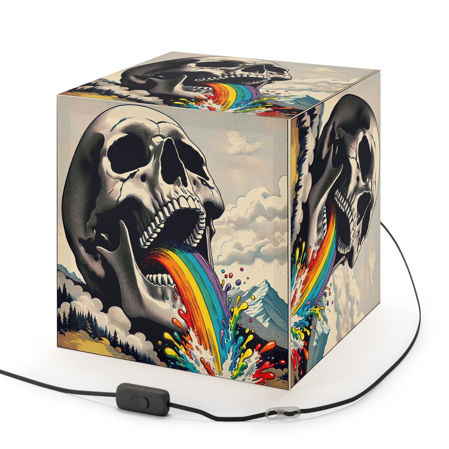 Head Strong Light Cube Lamp