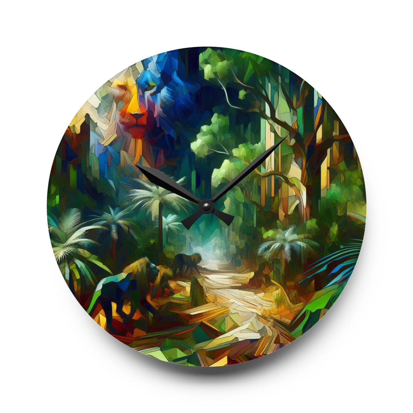 Command Your Time Acrylic Wall Clock