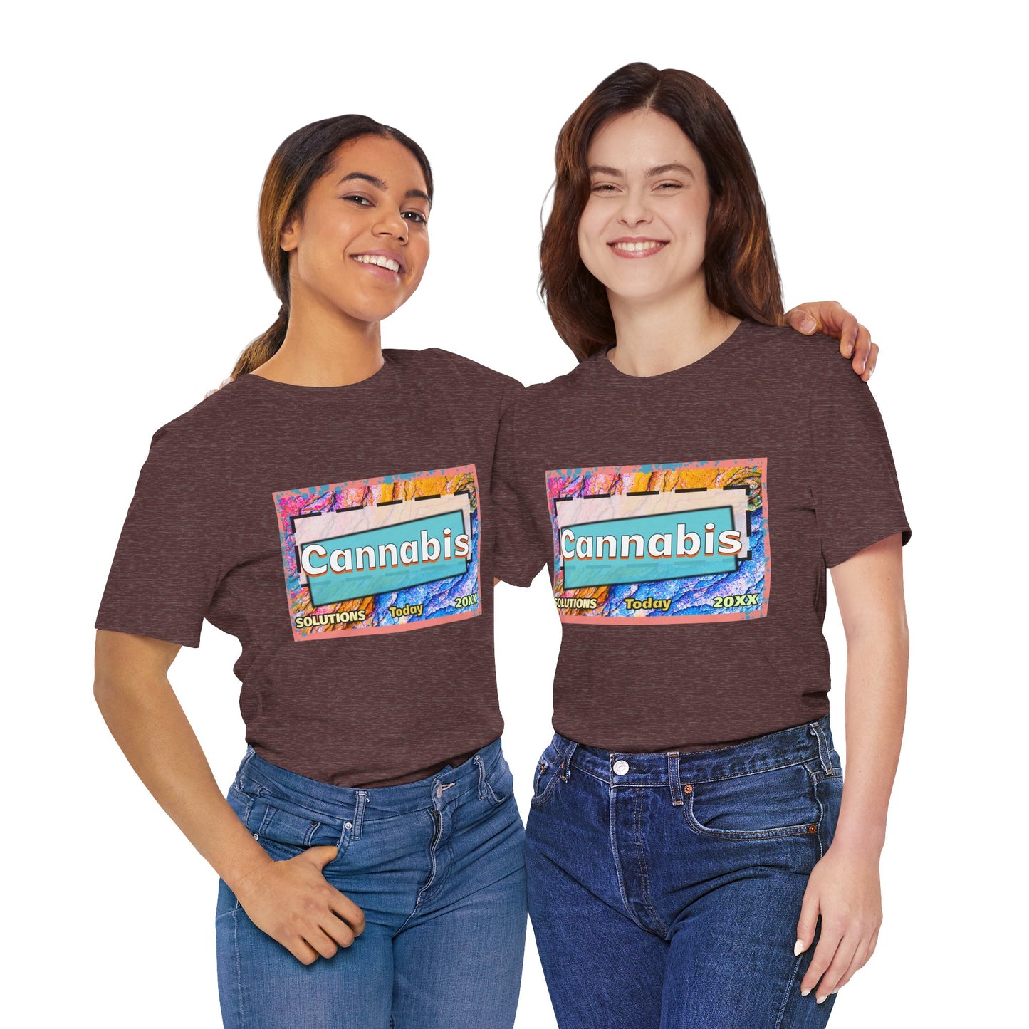 Trendy Cannabis Solutions Tee - Unisex Jersey Short Sleeve T-Shirt