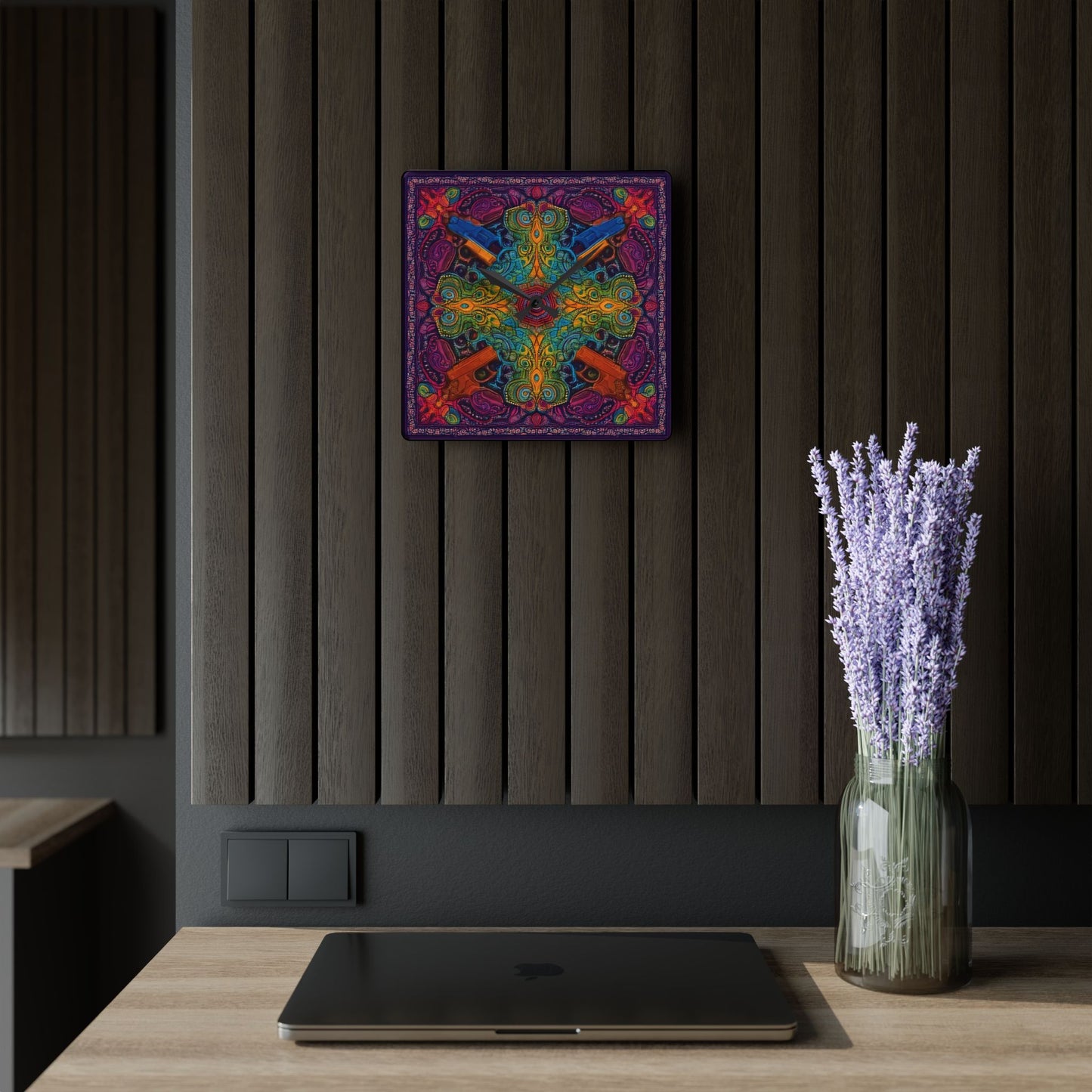 Bang Bang Acrylic Wall Clock