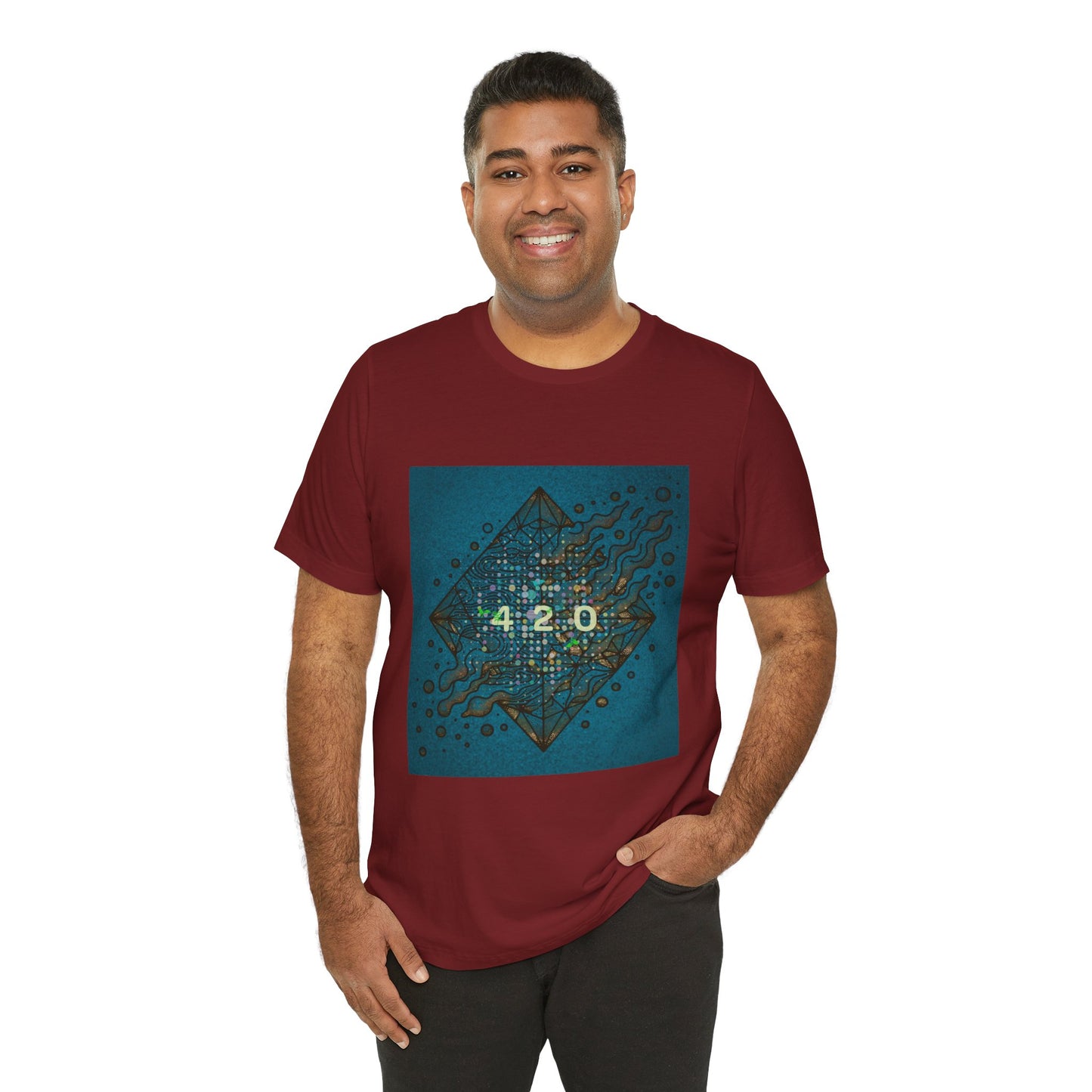 420 Graphic Unisex Jersey Tee - Casual Vibe for Celebrations