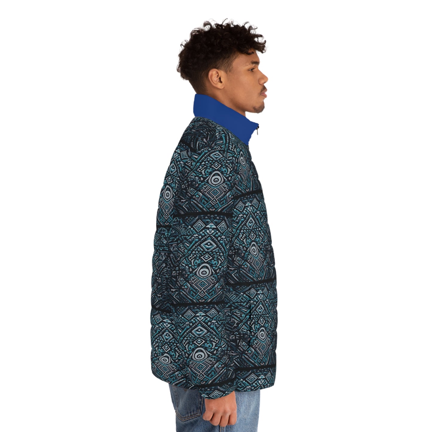 All Weather Men's Puffer Jacket (AOP)
