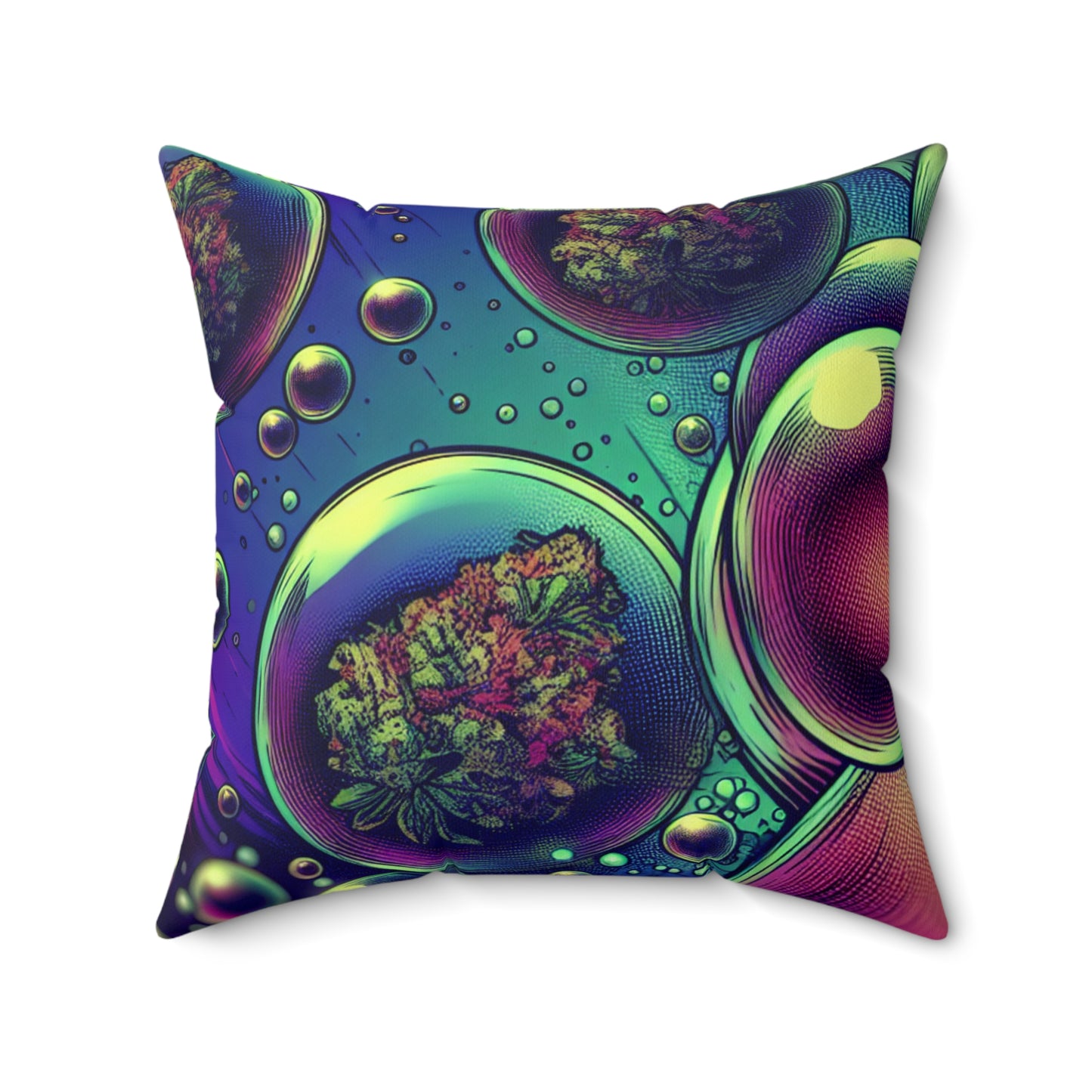 Simple Alluring Style Square Pillow - Bold and Unique Spun Polyester Pillow for Friends and Family