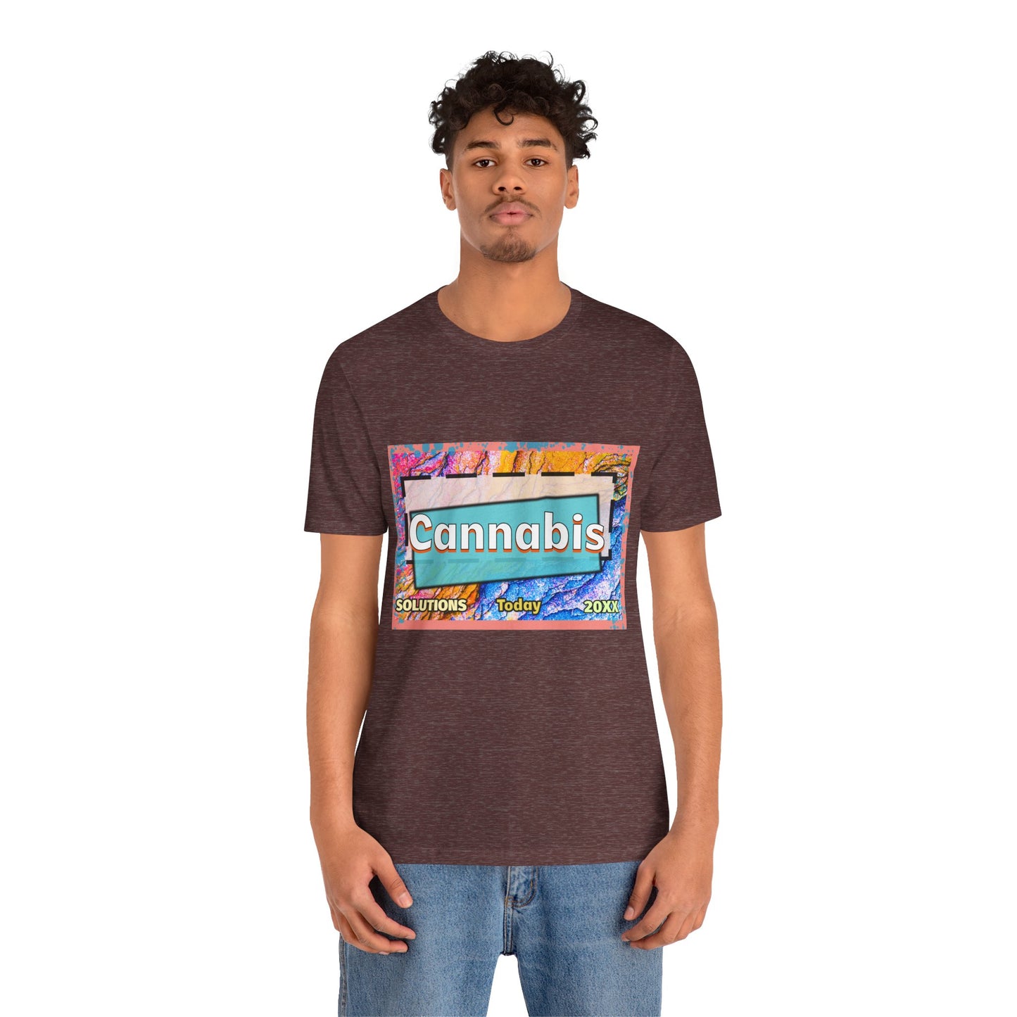 Trendy Cannabis Solutions Tee - Unisex Jersey Short Sleeve T-Shirt