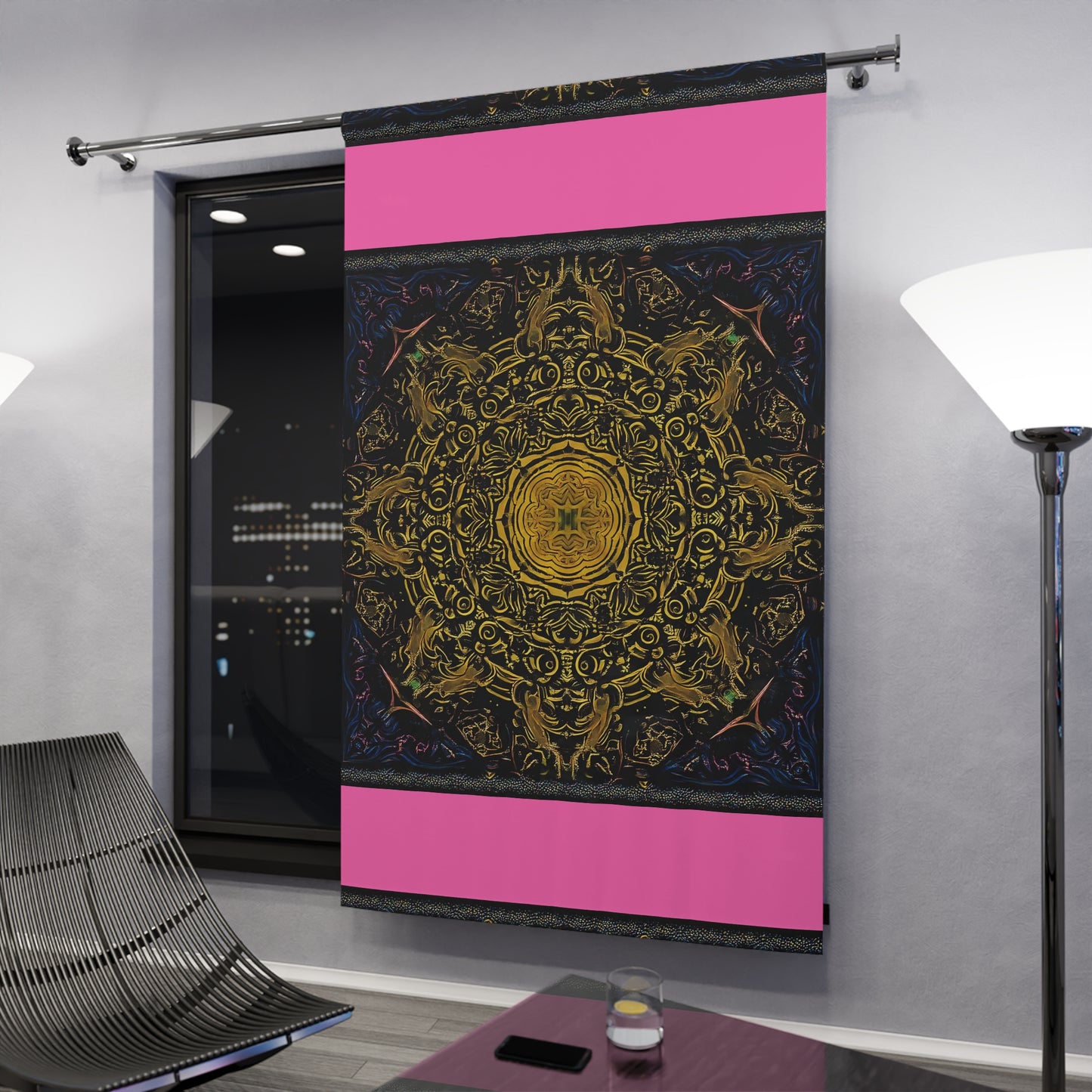 Simple Alluring Style The Heat Is On Window Curtains (1 Piece)