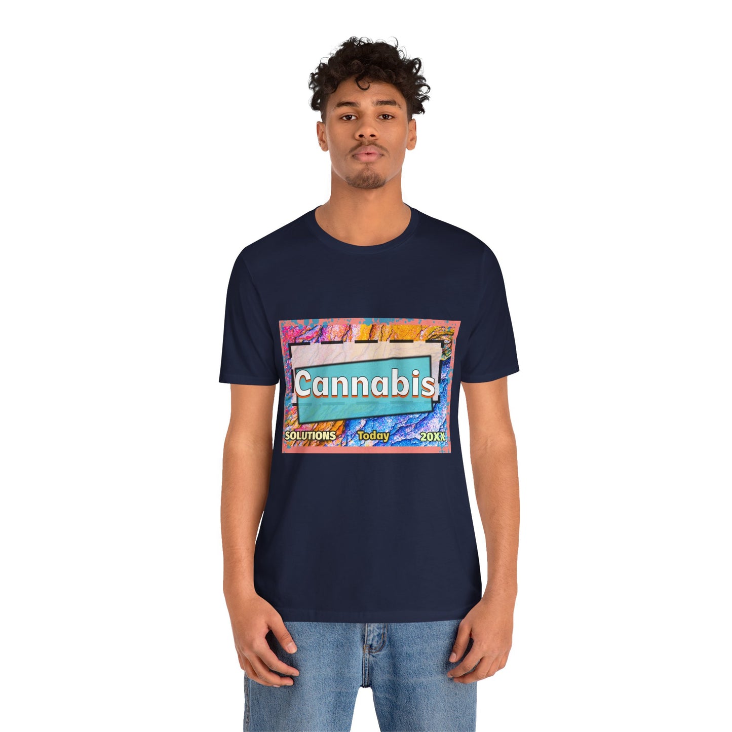 Trendy Cannabis Solutions Tee - Unisex Jersey Short Sleeve T-Shirt