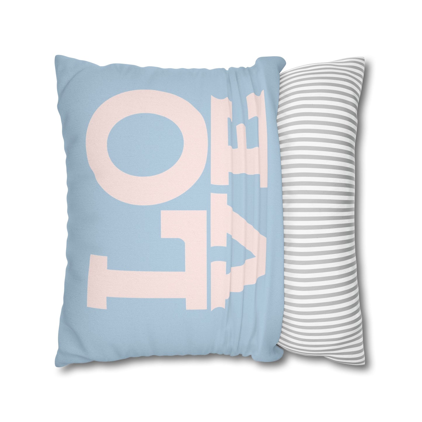 Spun Polyester Square Pillowcase