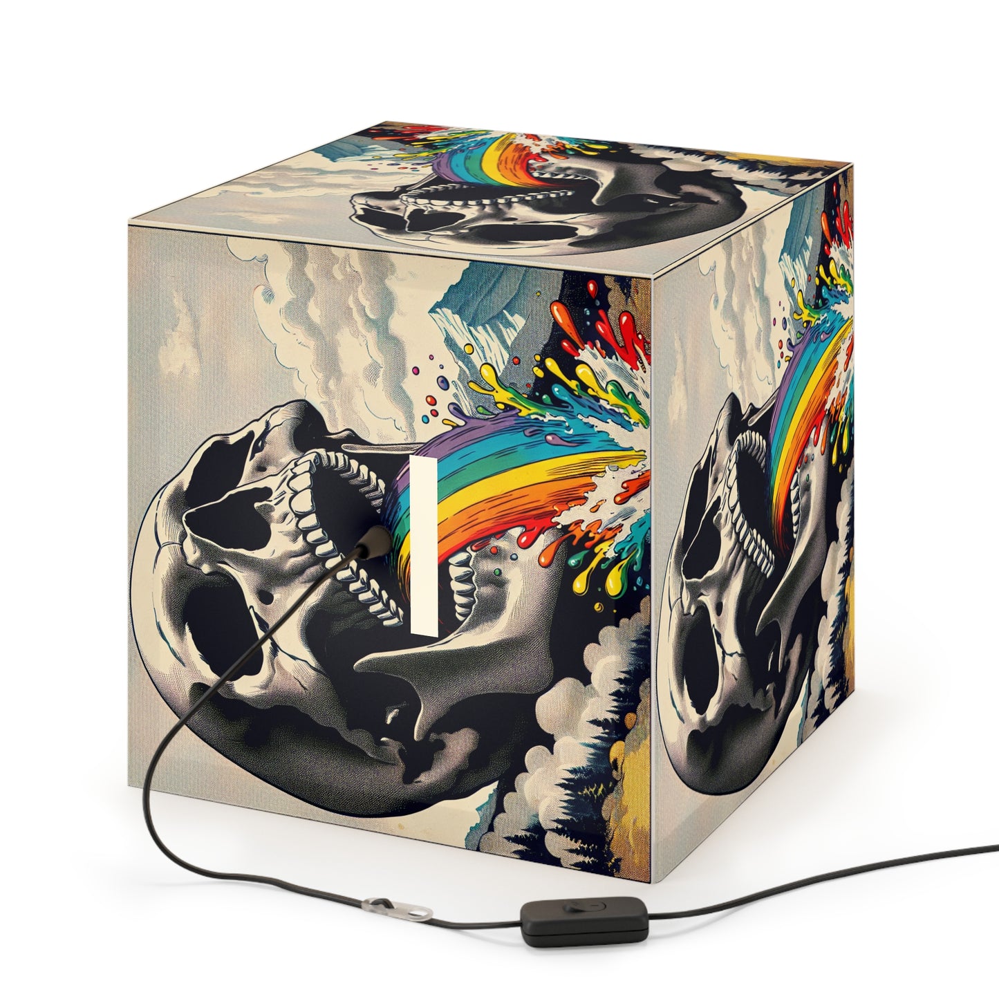 Head Strong Light Cube Lamp