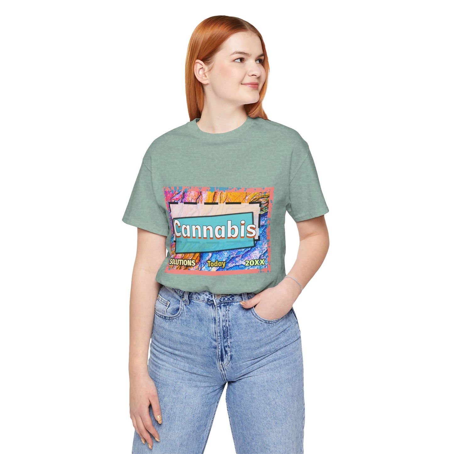 Trendy Cannabis Solutions Tee - Unisex Jersey Short Sleeve T-Shirt