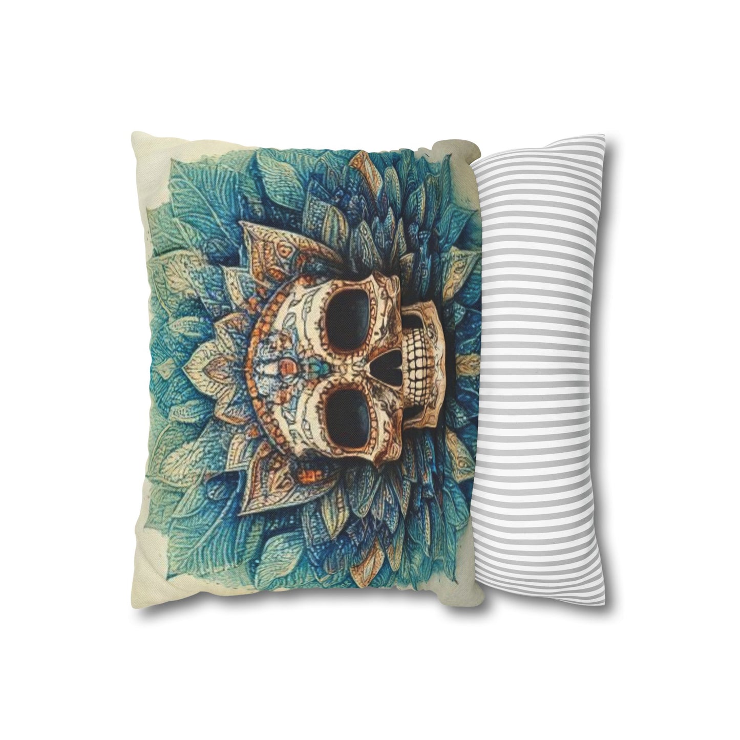 Spun Polyester Square Pillowcase