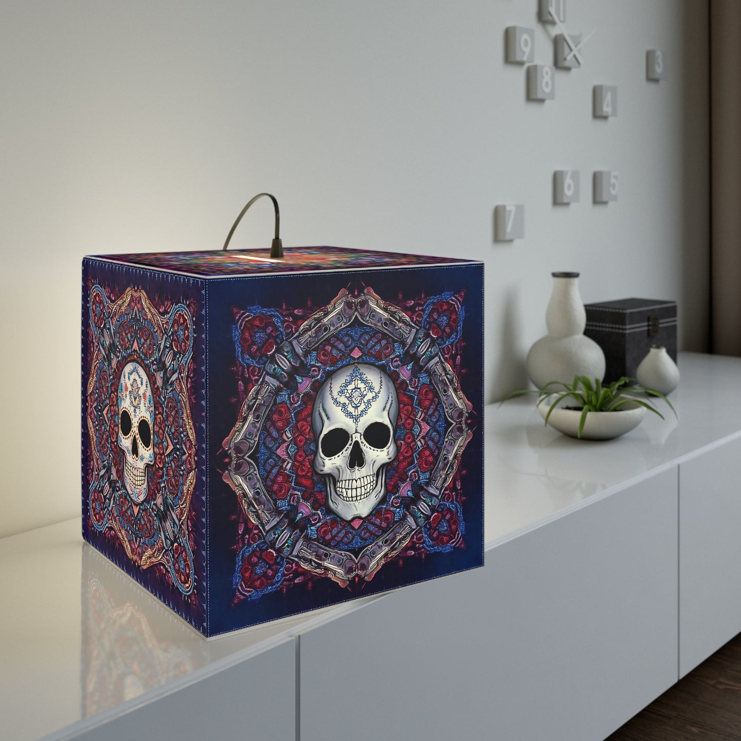 Skull Buddies Light Cube Lamp