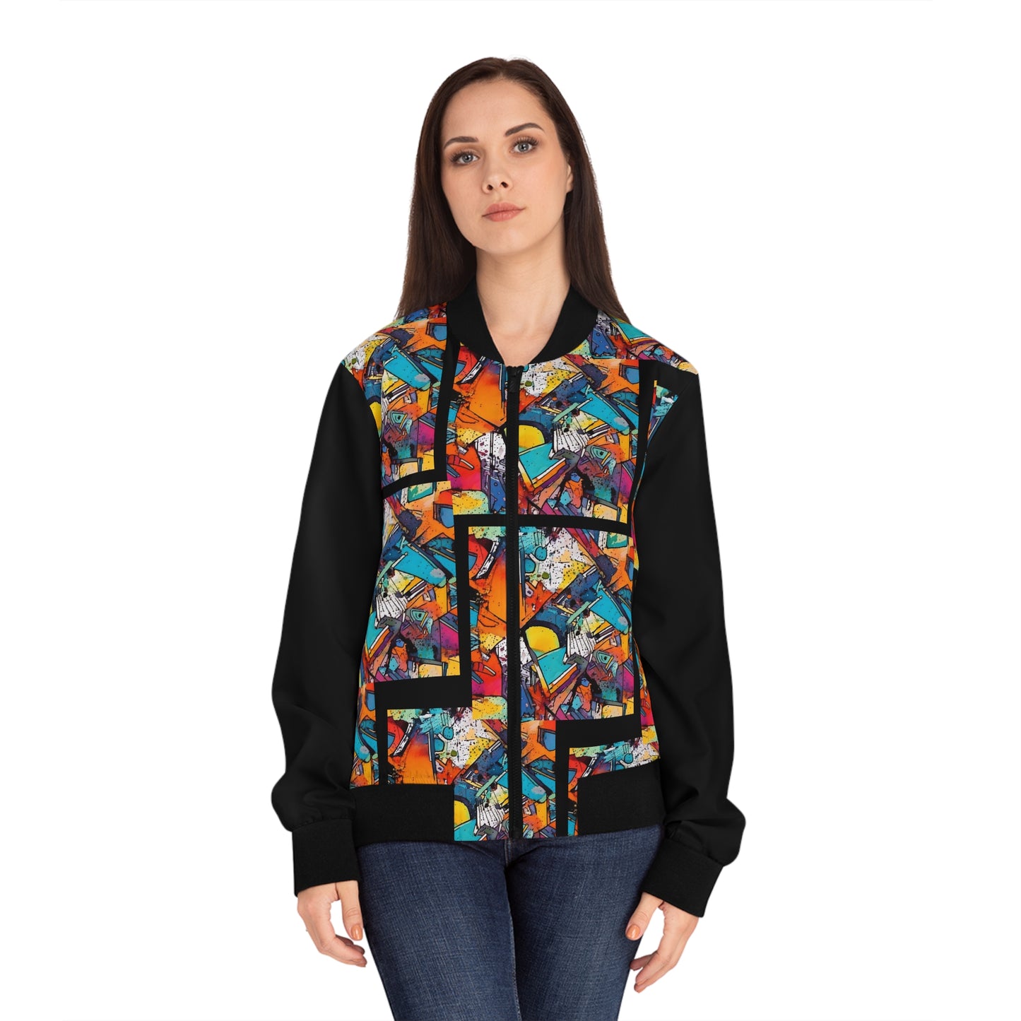 First Class Women's Bomber Jacket (AOP)