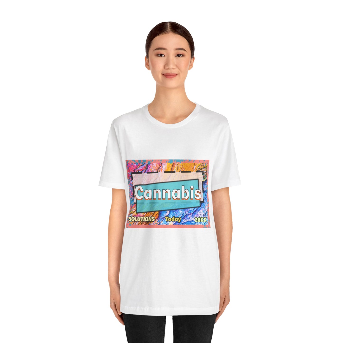 Trendy Cannabis Solutions Tee - Unisex Jersey Short Sleeve T-Shirt