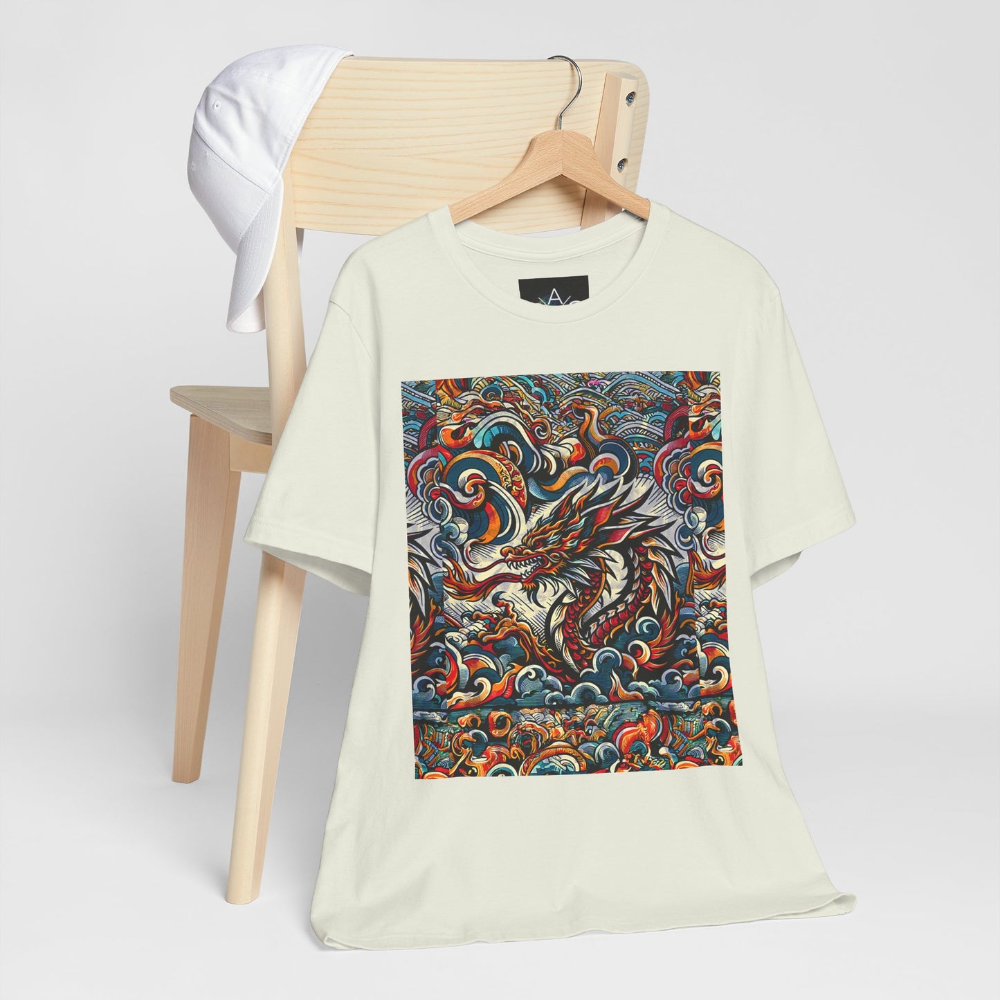 Vibrant Dragon Graphic Tee - Unisex Jersey Short Sleeve Shirt