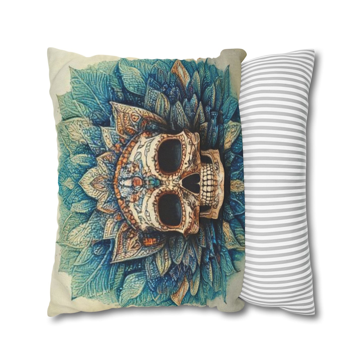 Spun Polyester Square Pillowcase