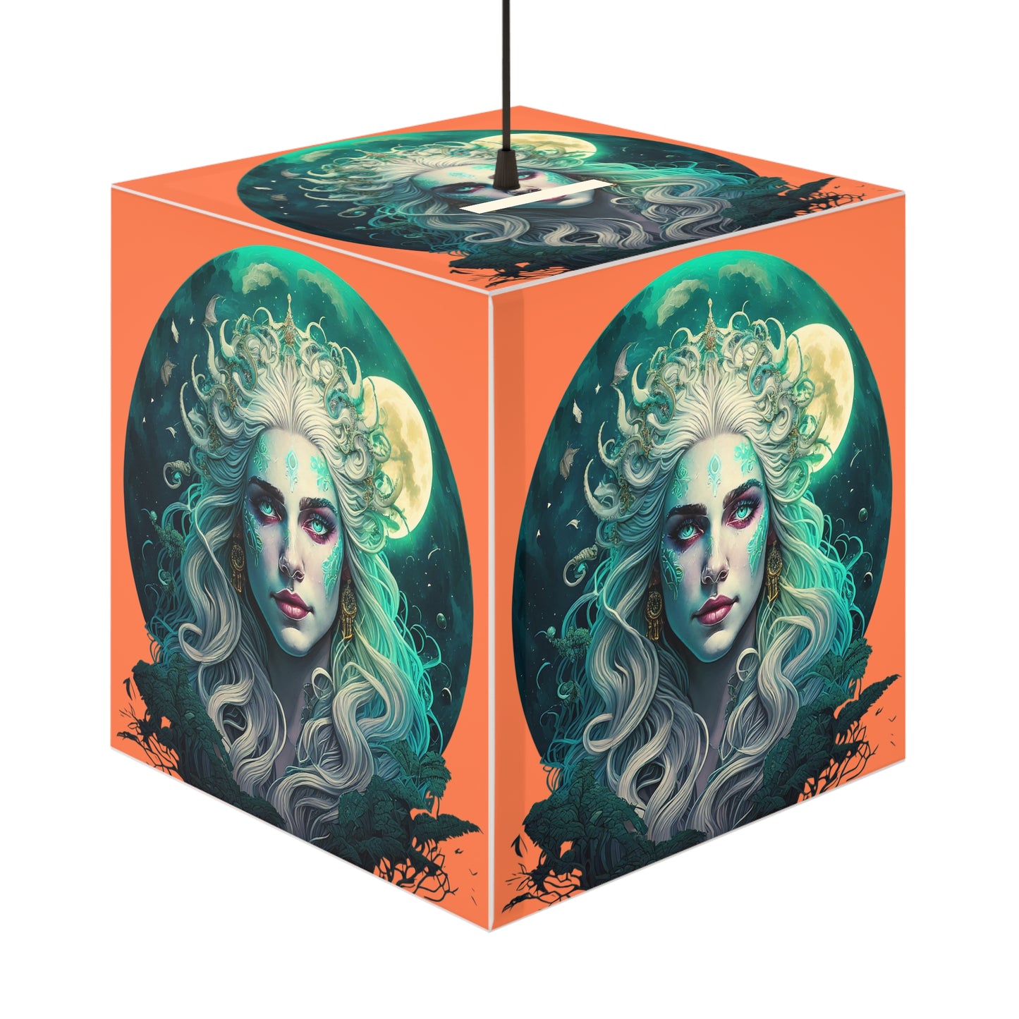 Simple Alluring Style Queen Ida Light Cube Lamp