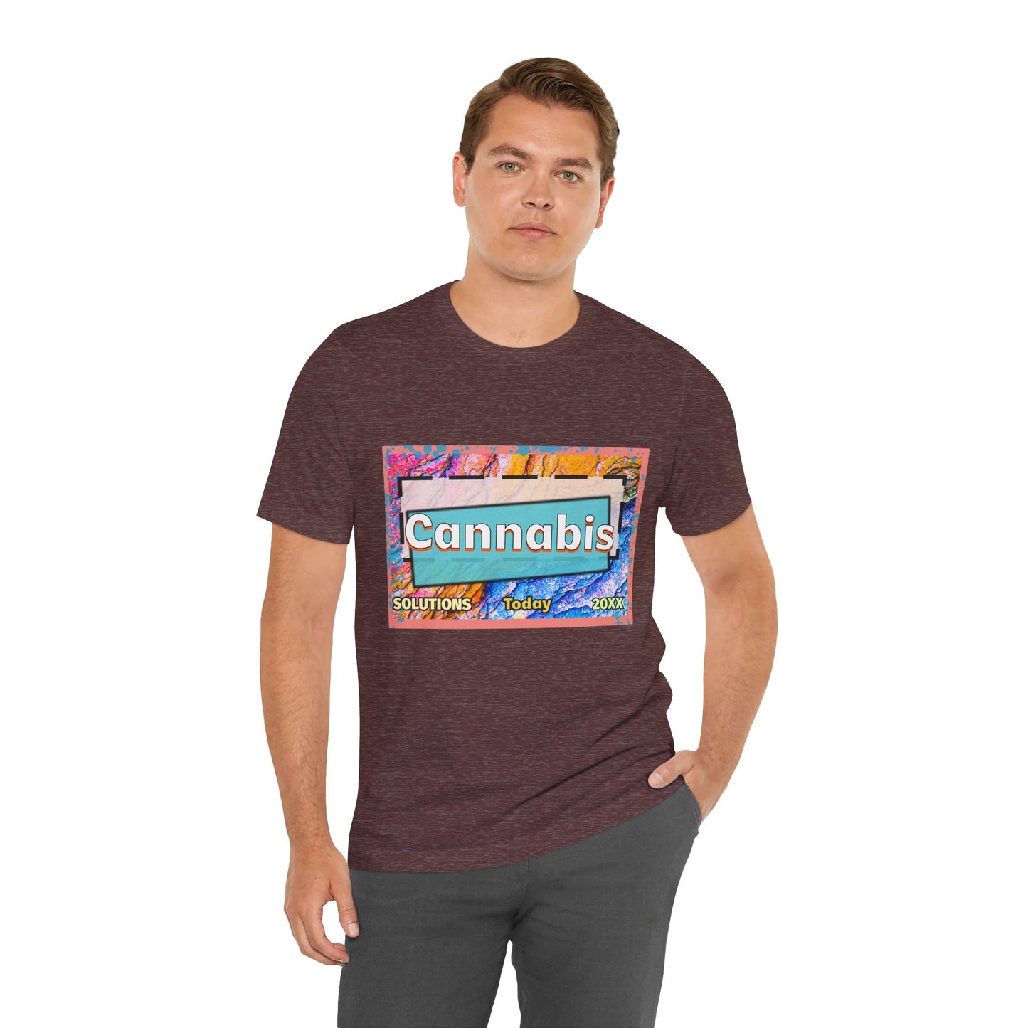 Trendy Cannabis Solutions Tee - Unisex Jersey Short Sleeve T-Shirt
