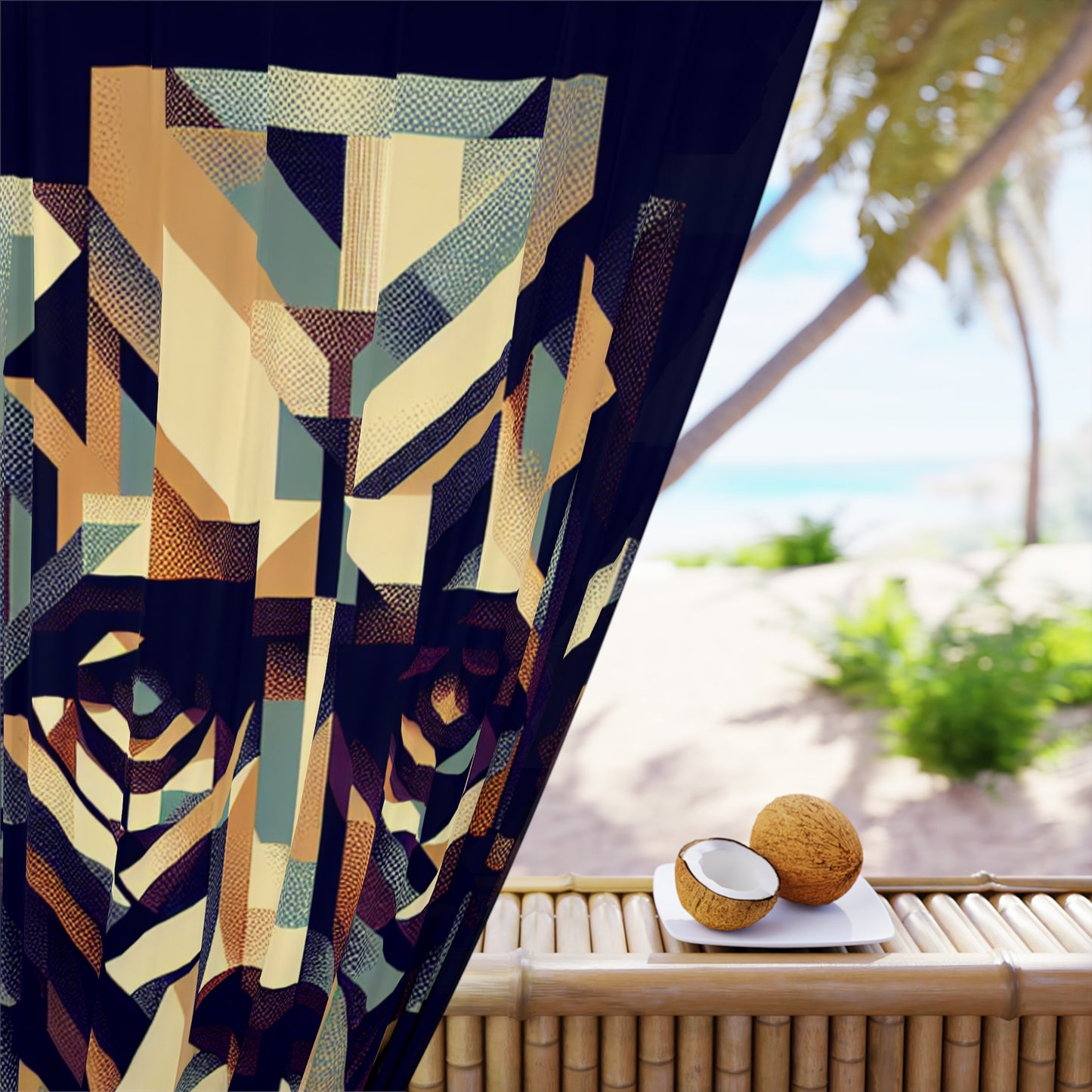 Simple Alluring Style Tony Window Curtains (1 Piece)