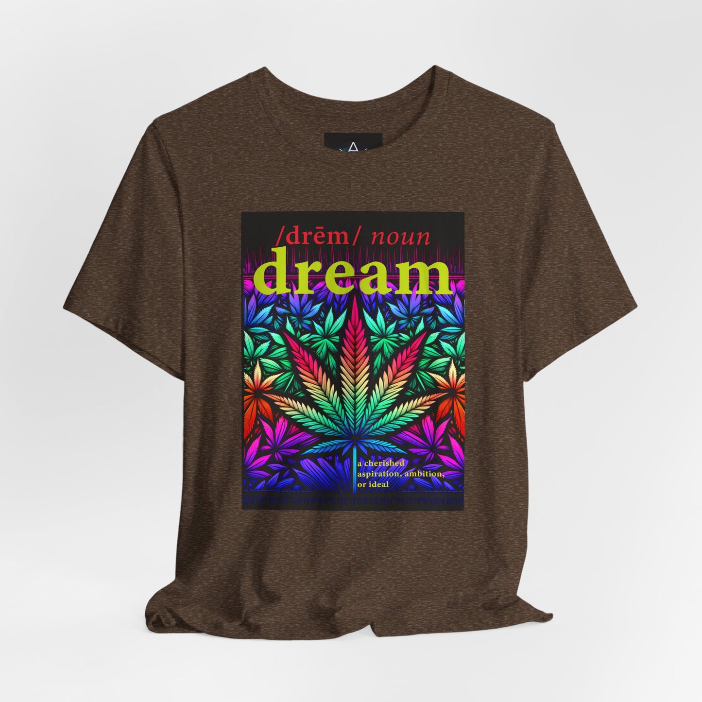 Dream Inspired Unisex Jersey Tee - Vibrant Cannabis Graphic T-Shirt