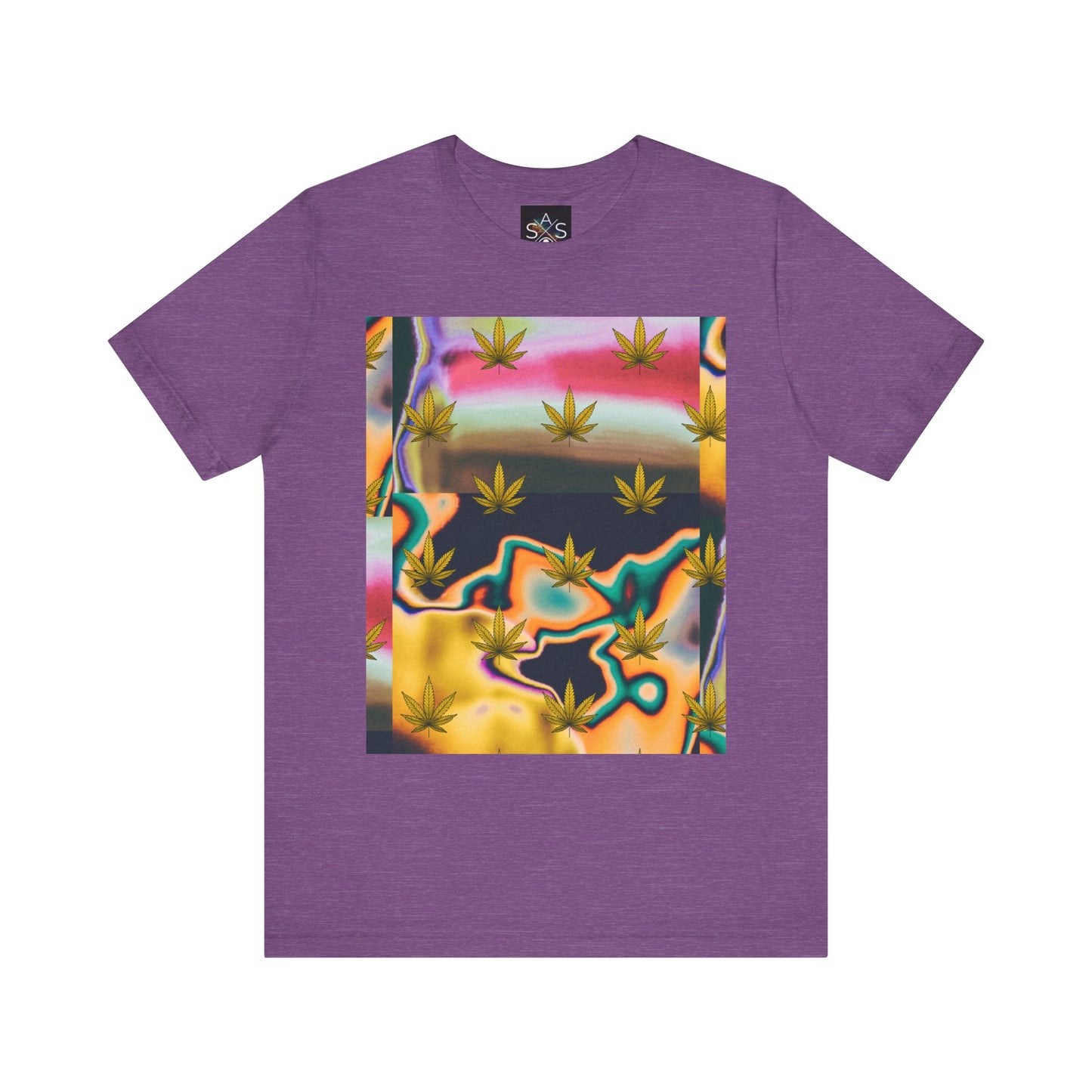 Vibrant Leaf Graphic Tee - Unisex Jersey Short Sleeve T-Shirt