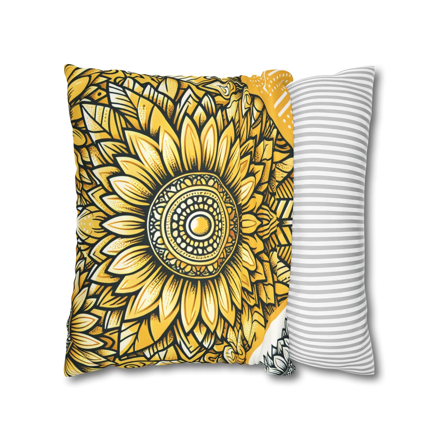 Faux Suede Square Pillowcase